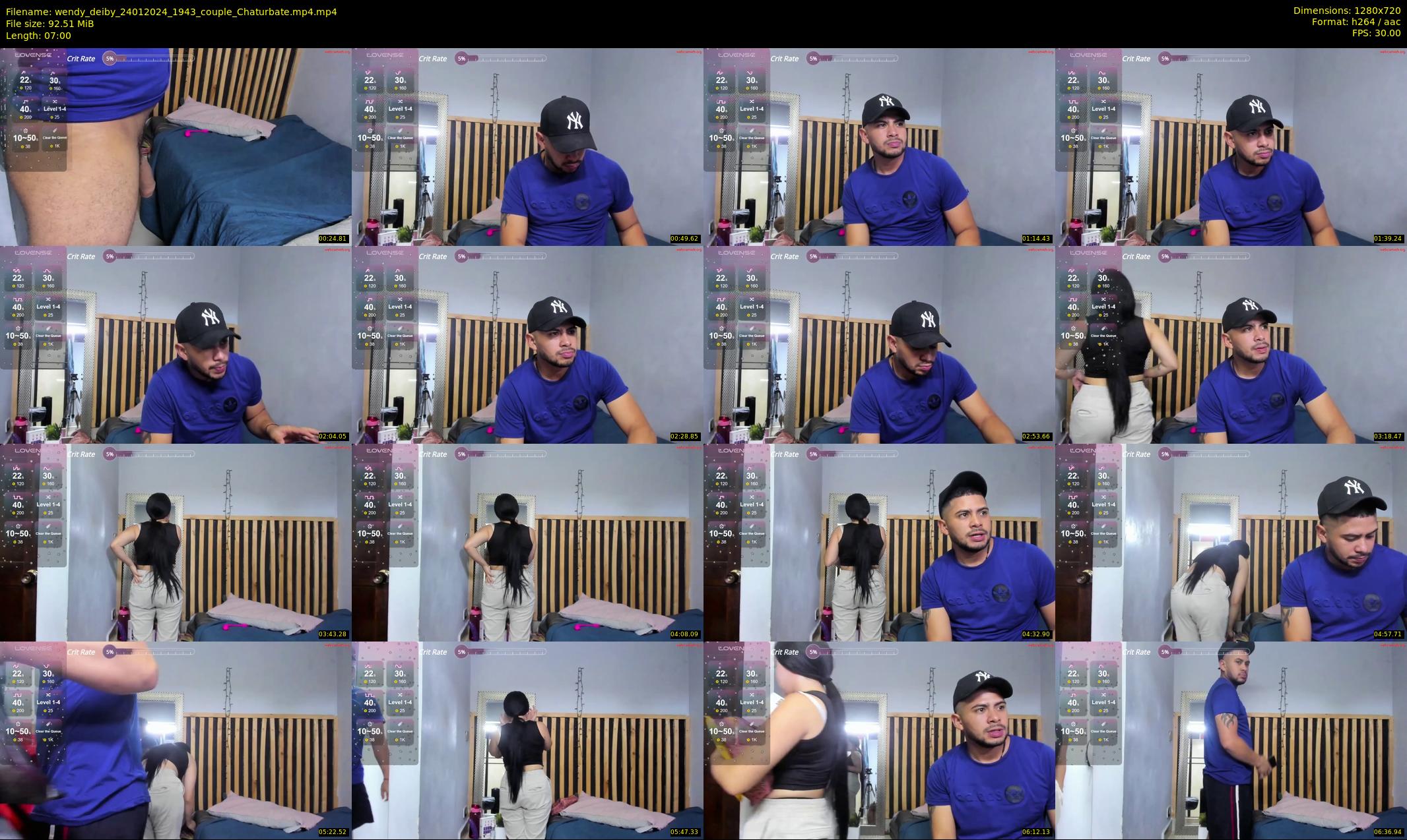 wendy_deiby — 7 minute Chaturbate couple cam show recording, 720p, Jan 24, 2024
