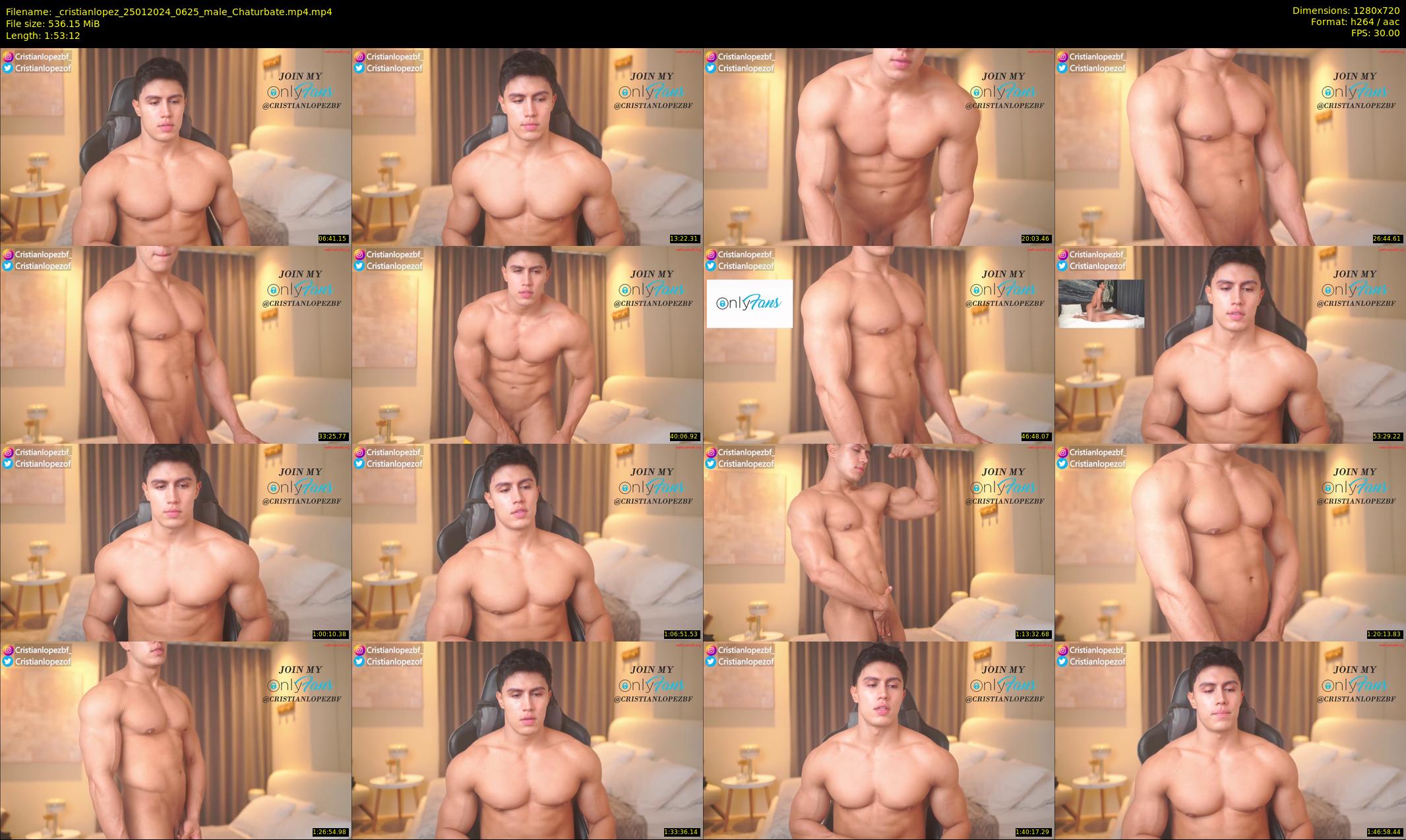 _cristianlopez — 114 minute Chaturbate male cam show recording, 720p, Jan 25, 2024