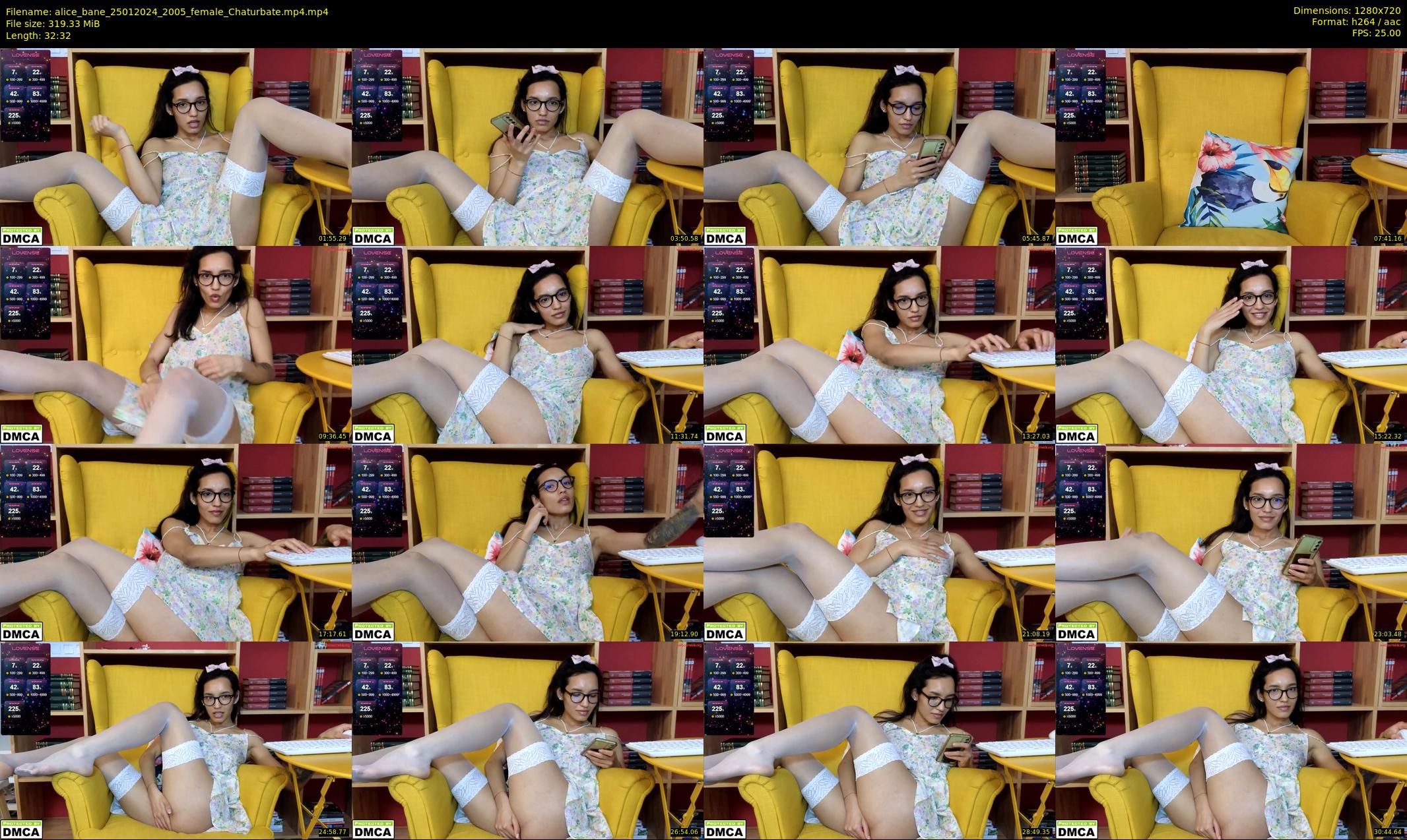 alice_bane — 33 minute Chaturbate female cam show recording, 720p, Jan 25, 2024