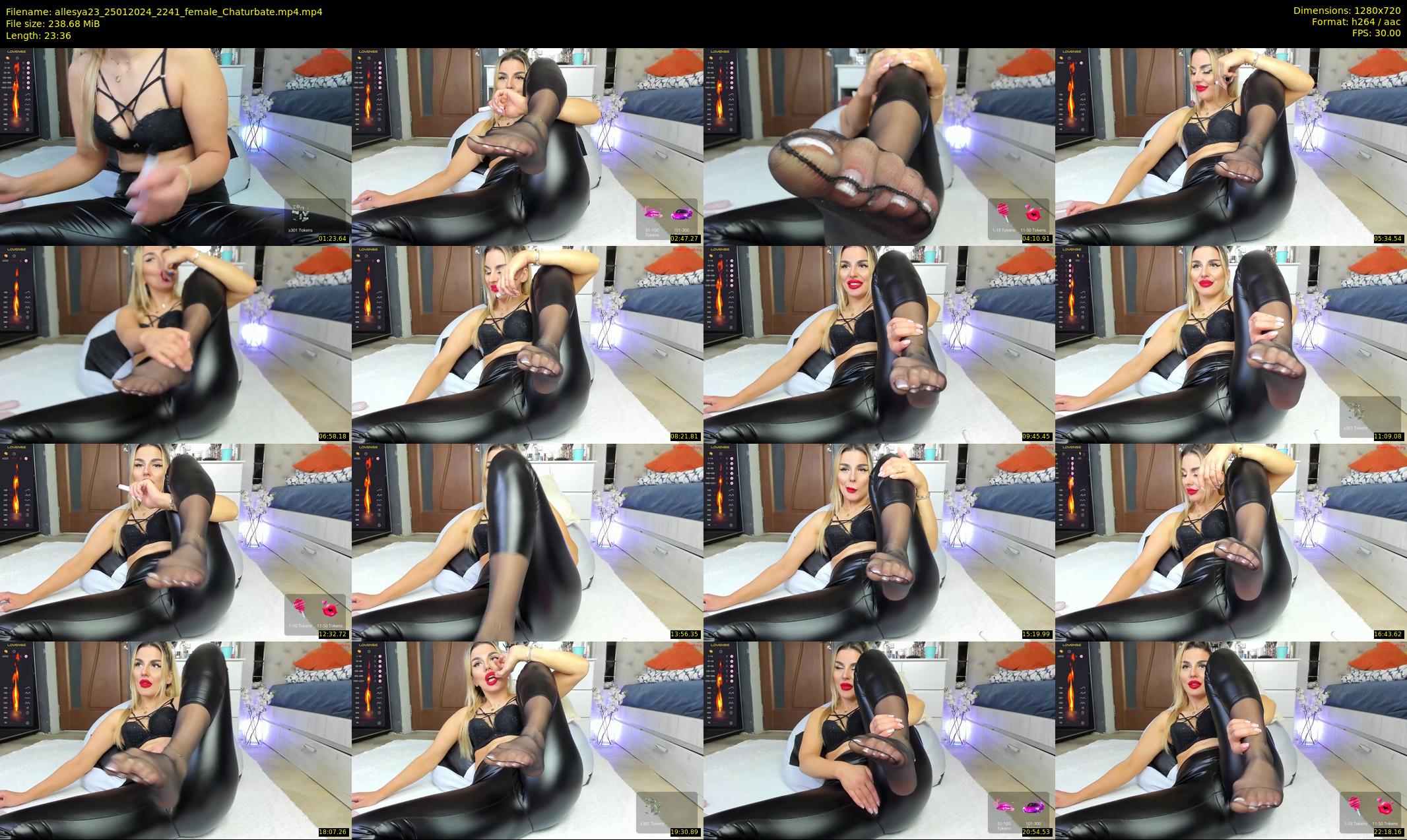 allesya23 — 24 minute Chaturbate female cam show recording, 720p, Jan 25, 2024