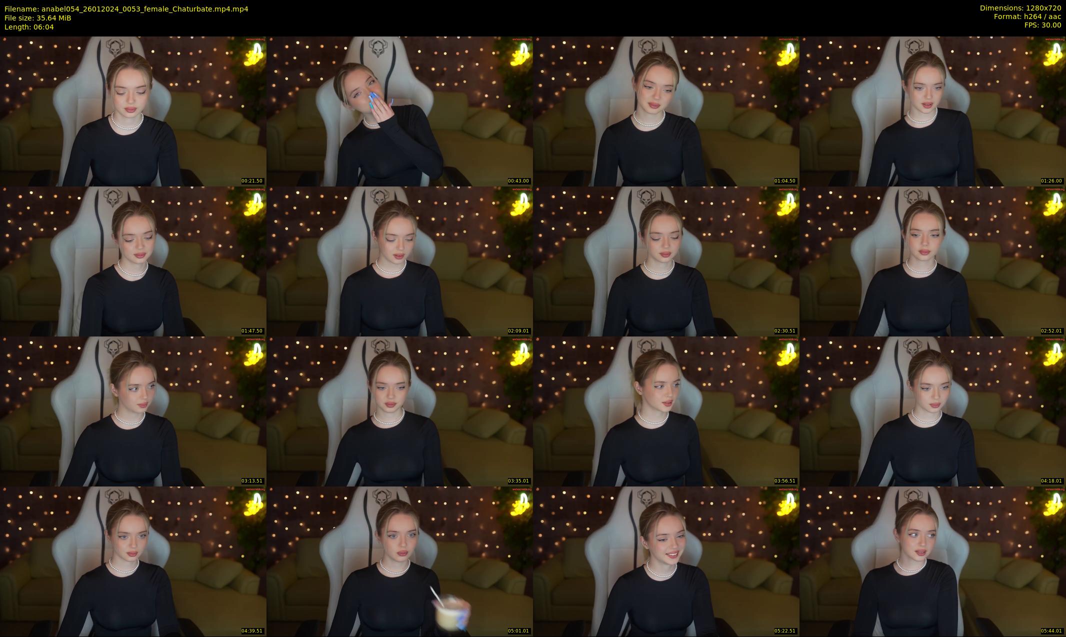 anabel054 — 7 minute Chaturbate female cam show recording, 720p, Jan 26, 2024