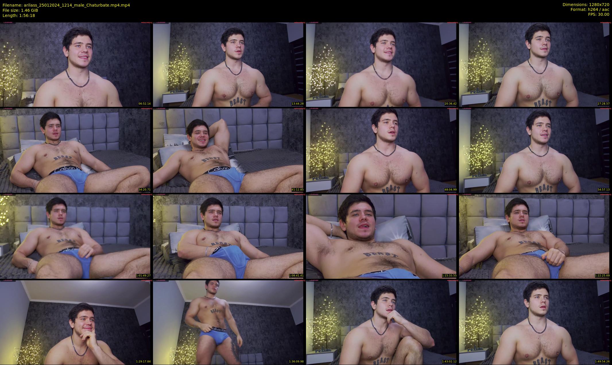 arilass — 117 minute Chaturbate male cam show recording, 720p, Jan 25, 2024