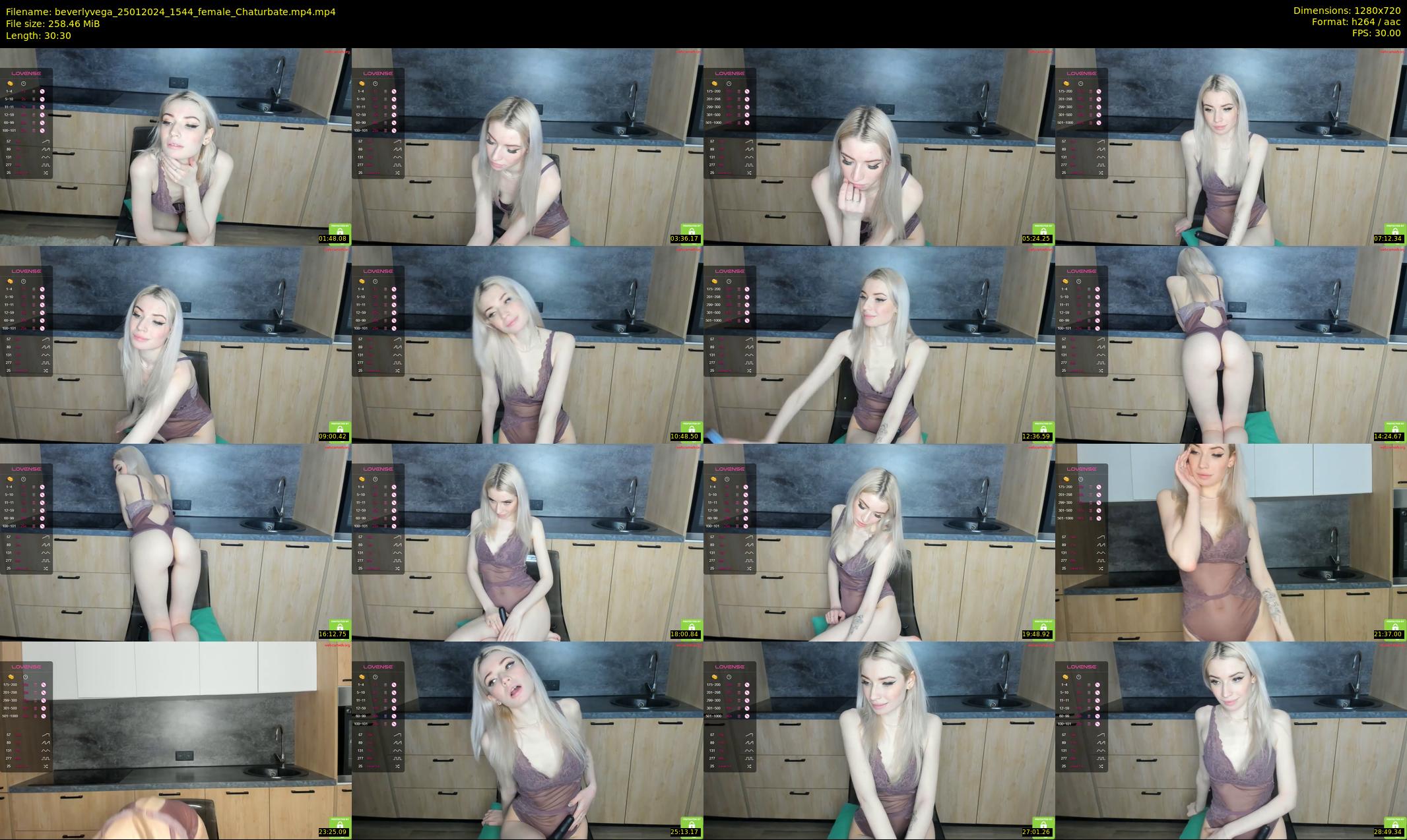 beverlyvega — 31 minute Chaturbate couple cam show recording, 720p, Jan 25, 2024