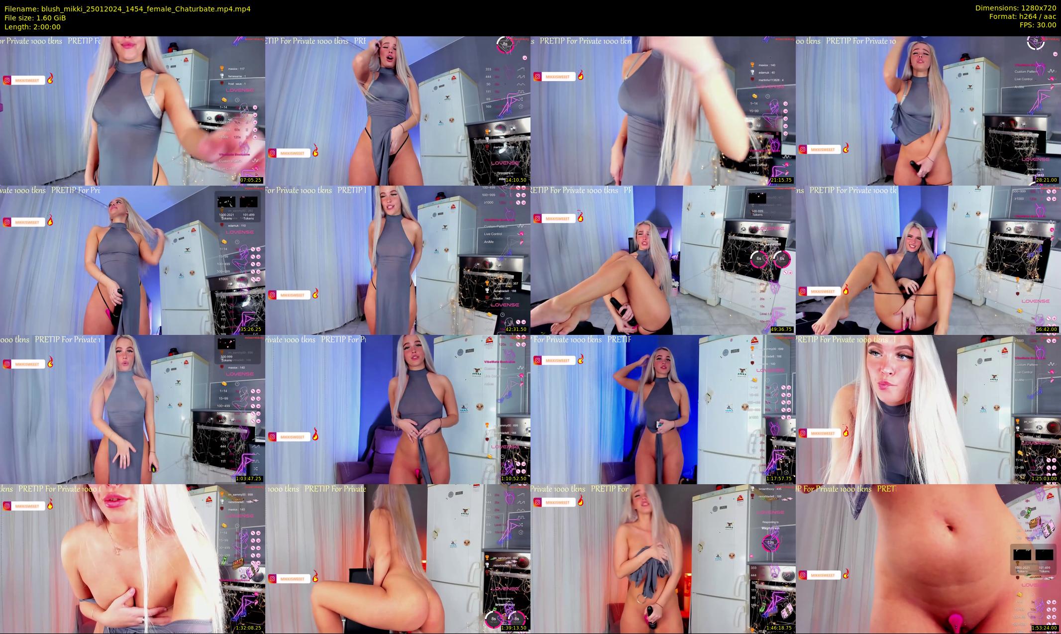 blush_mikki — 120 minute Chaturbate female cam show recording, 720p, Jan 25, 2024
