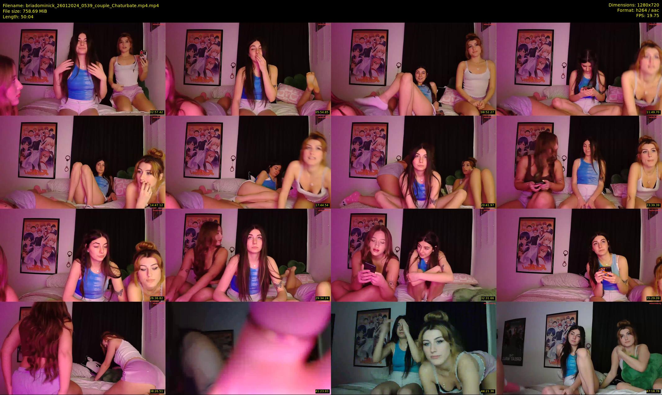 briadominick — 51 minute Chaturbate couple cam show recording, 720p, Jan 26, 2024