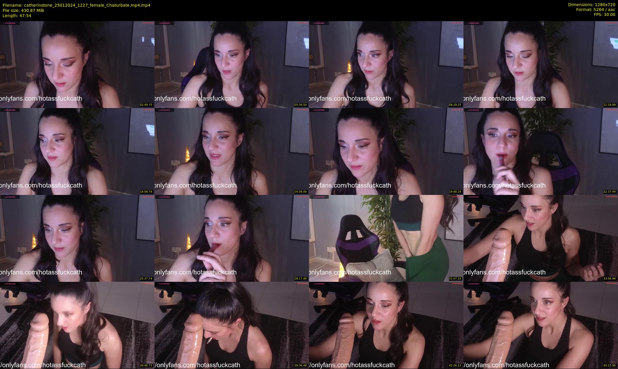 catherinstone — 48 minute Chaturbate female cam show recording, 720p, Jan 25, 2024