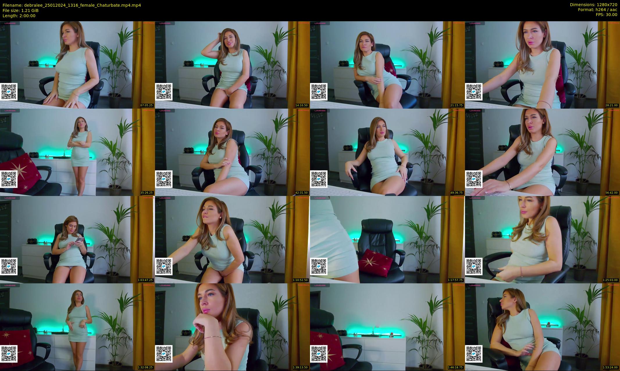 debralee — 120 minute Chaturbate female cam show recording, 720p, Jan 25, 2024