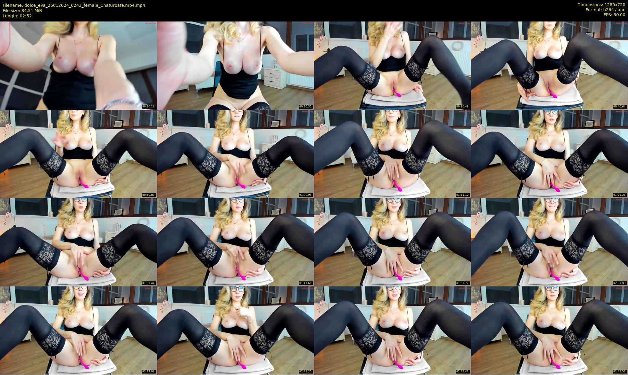 dolce_eva — 3 minute Chaturbate female cam show recording, 720p, Jan 26, 2024