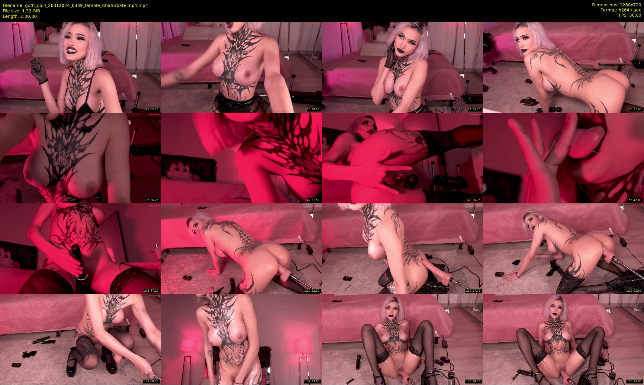 goth_dolll — 120 minute Chaturbate female cam show recording, 720p, Jan 26, 2024