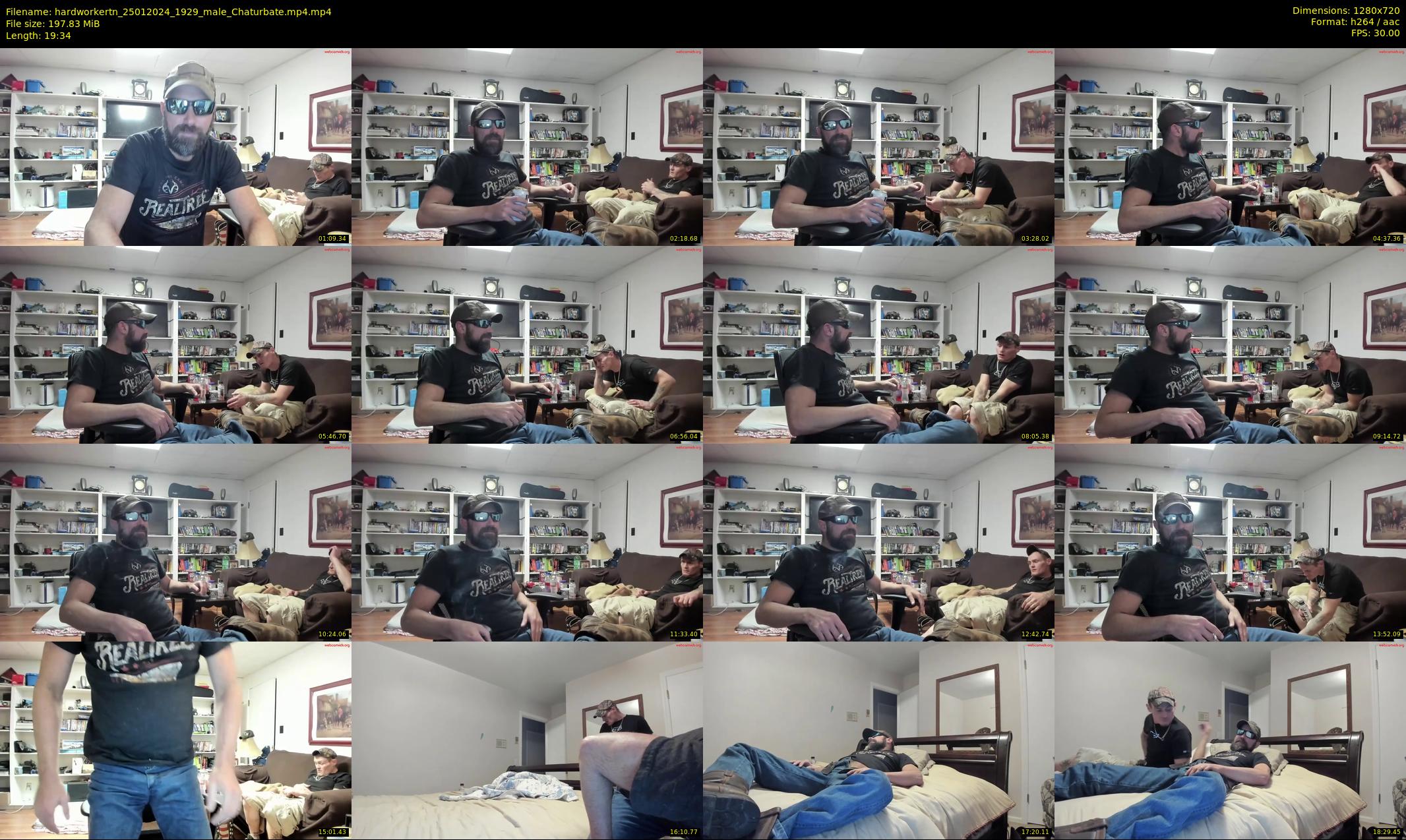 hardworkertn — 20 minute Chaturbate male cam show recording, 720p, Jan 25, 2024