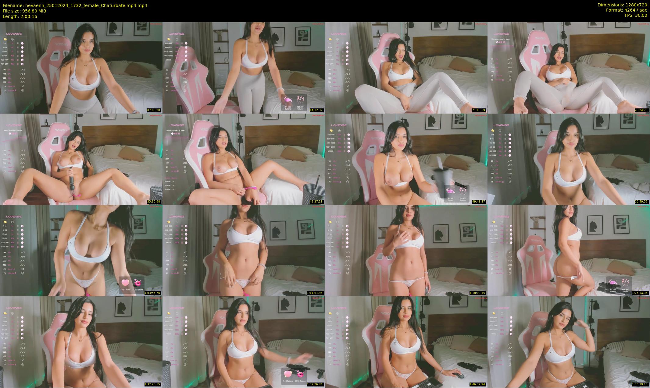 hevaenn — 121 minute Chaturbate female cam show recording, 720p, Jan 25, 2024
