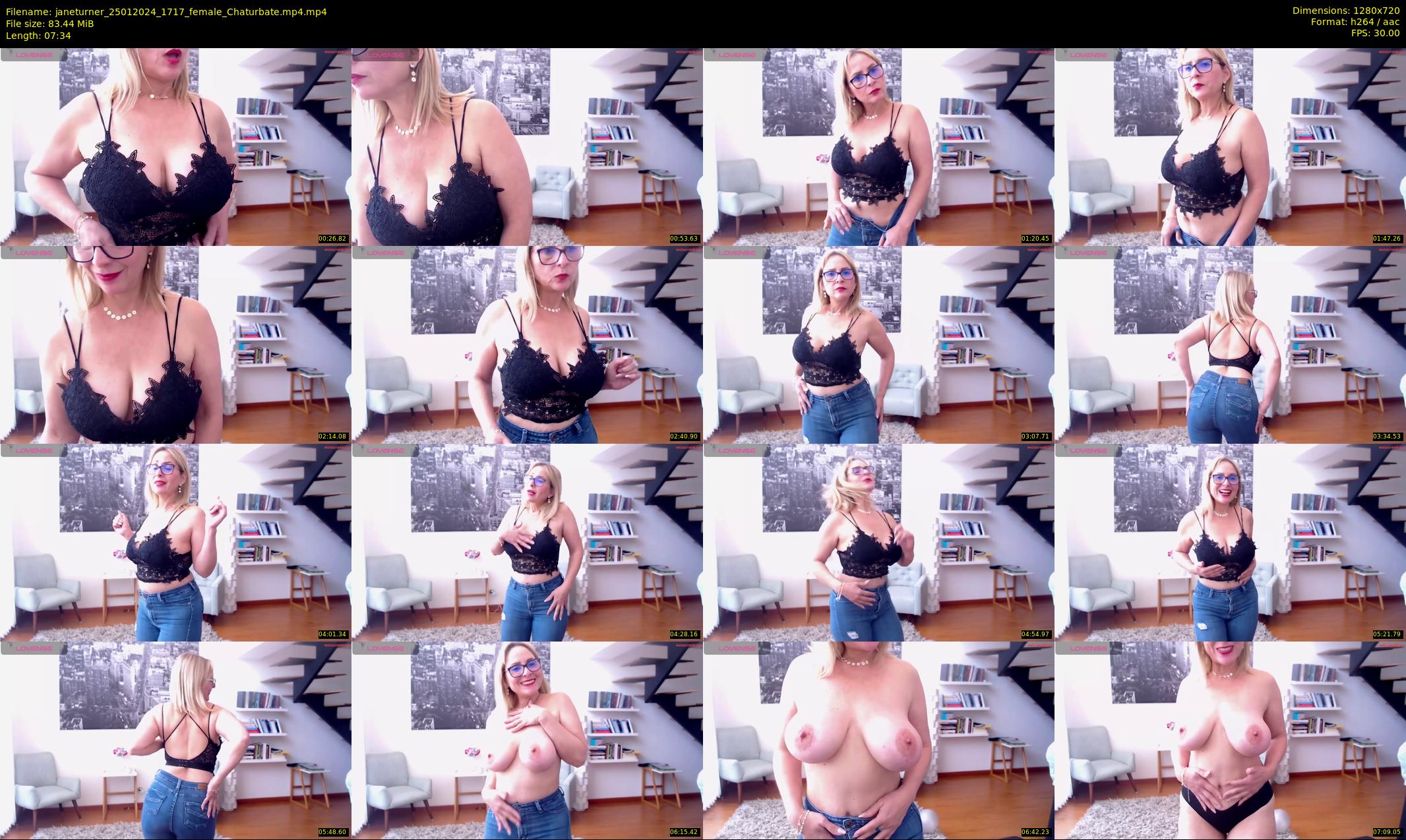 janeturner — 8 minute Chaturbate female cam show recording, 720p, Jan 25, 2024
