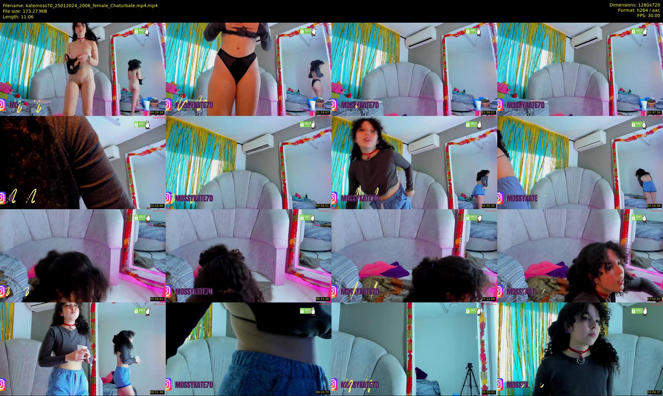 katemoss70 — 12 minute Chaturbate female cam show recording, 720p, Jan 25, 2024