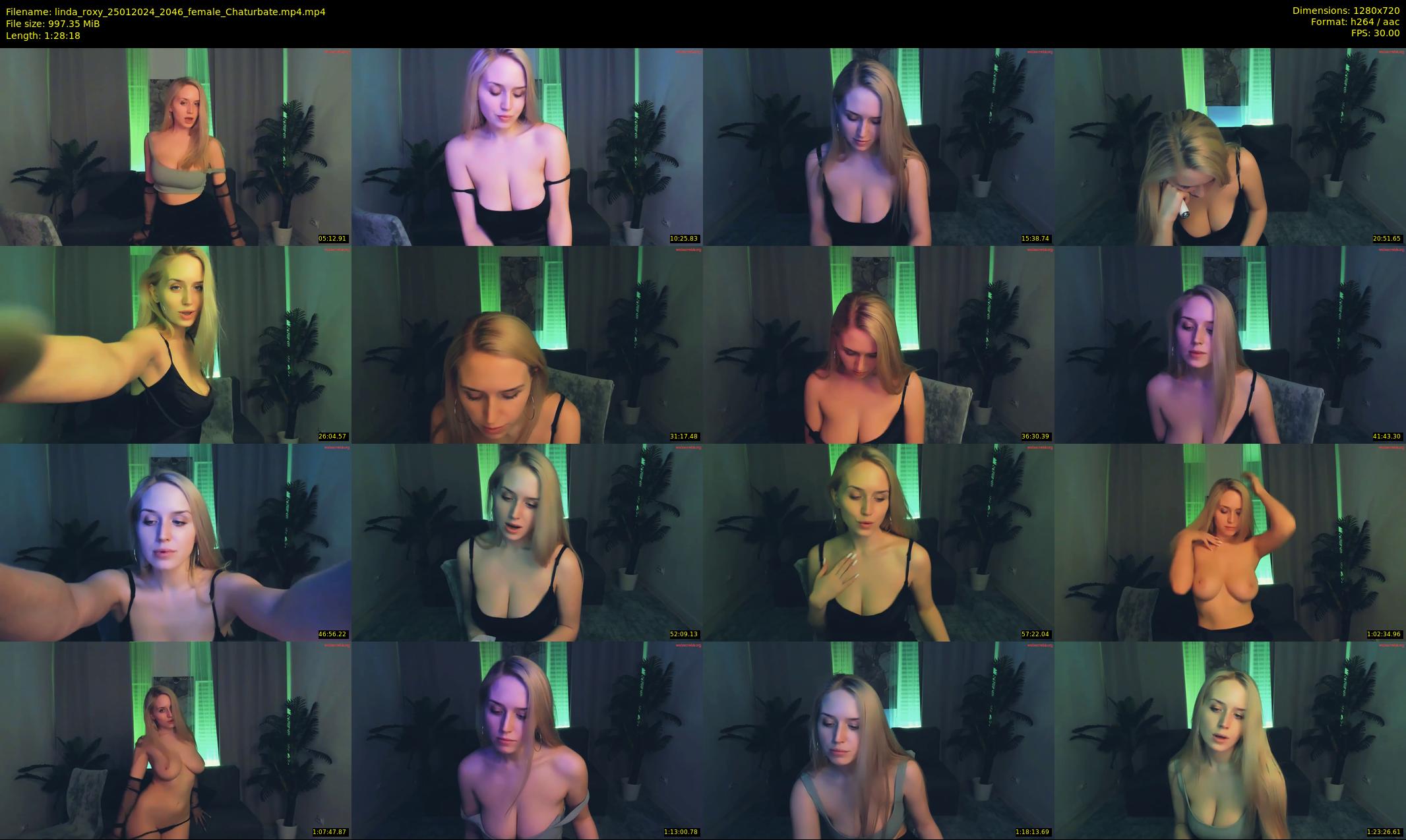 linda_roxy — 89 minute Chaturbate female cam show recording, 720p, Jan 25, 2024