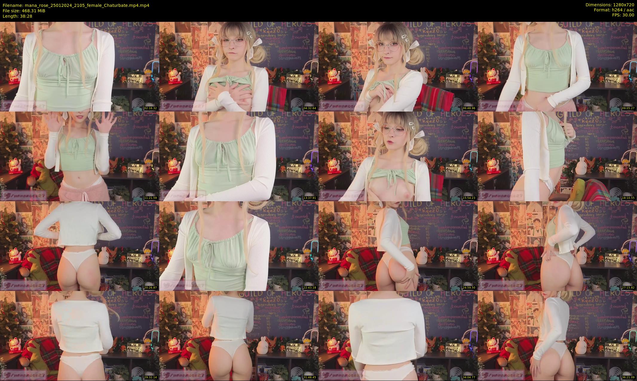 mana_rose — 39 minute Chaturbate female cam show recording, 720p, Jan 25, 2024
