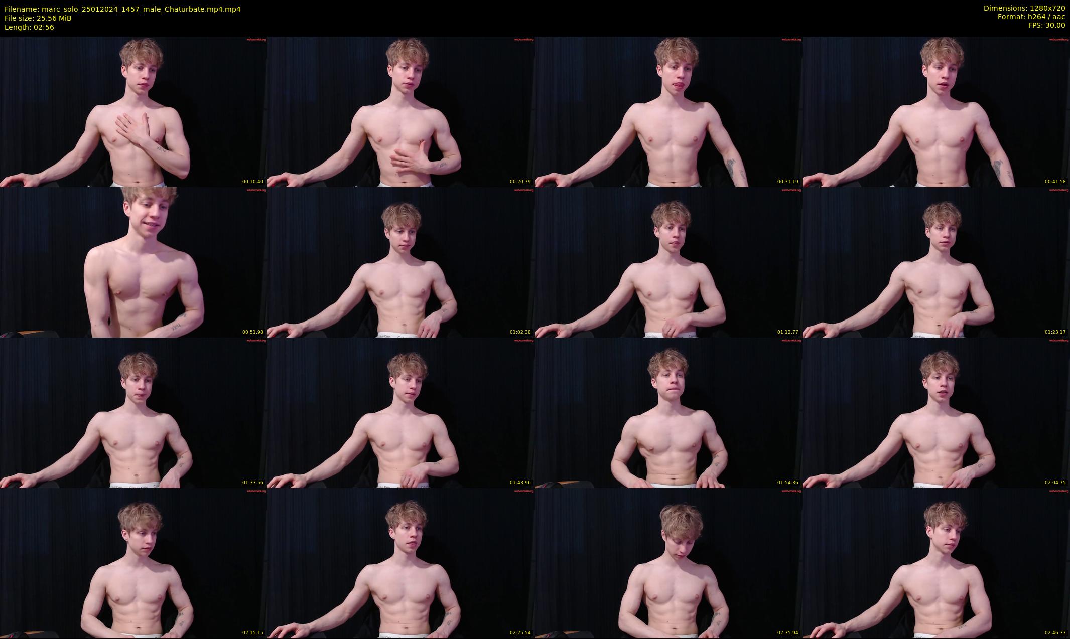 marc_solo — 3 minute Chaturbate male cam show recording, 720p, Jan 25, 2024