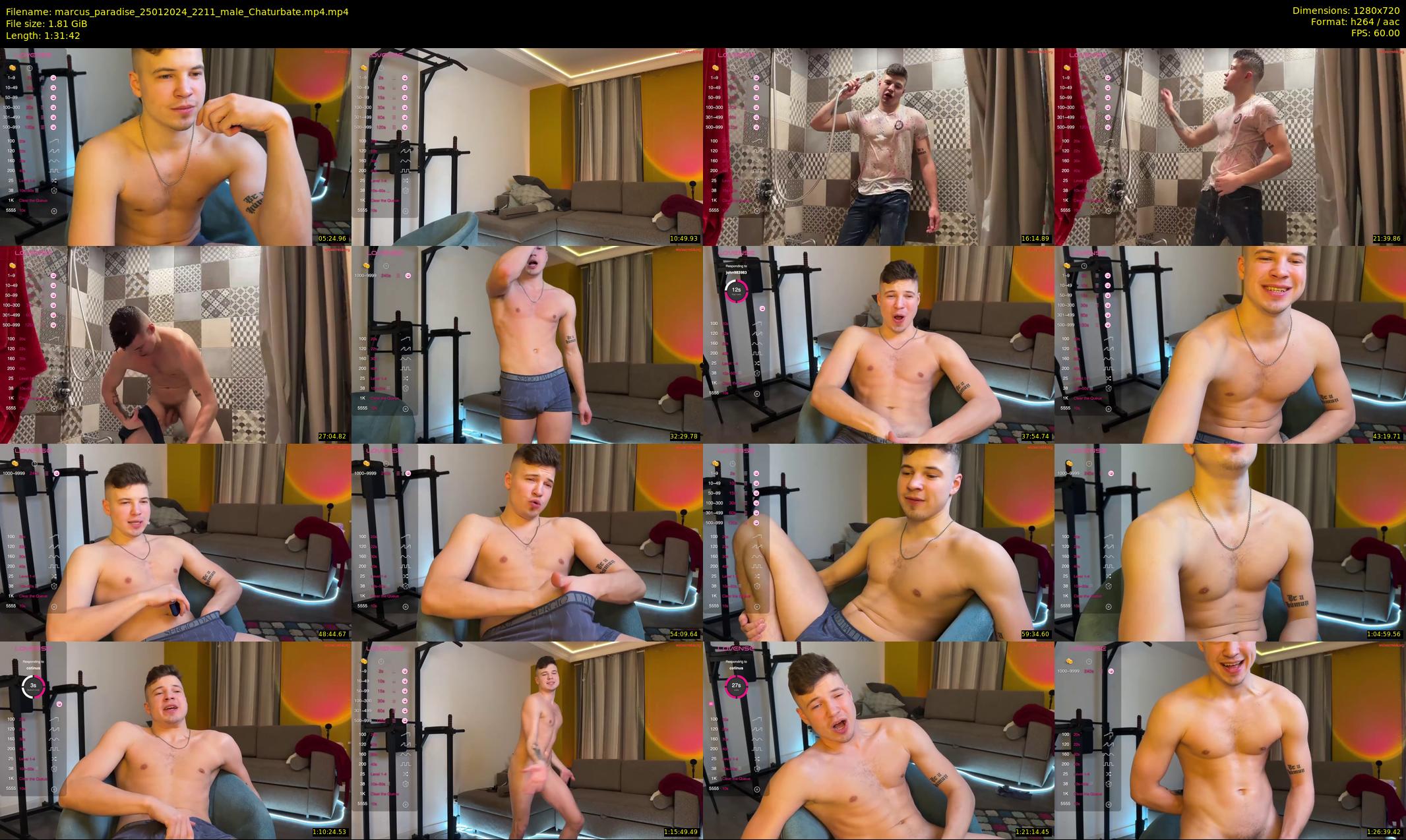 marcus_paradise — 92 minute Chaturbate male cam show recording, 720p, Jan 25, 2024