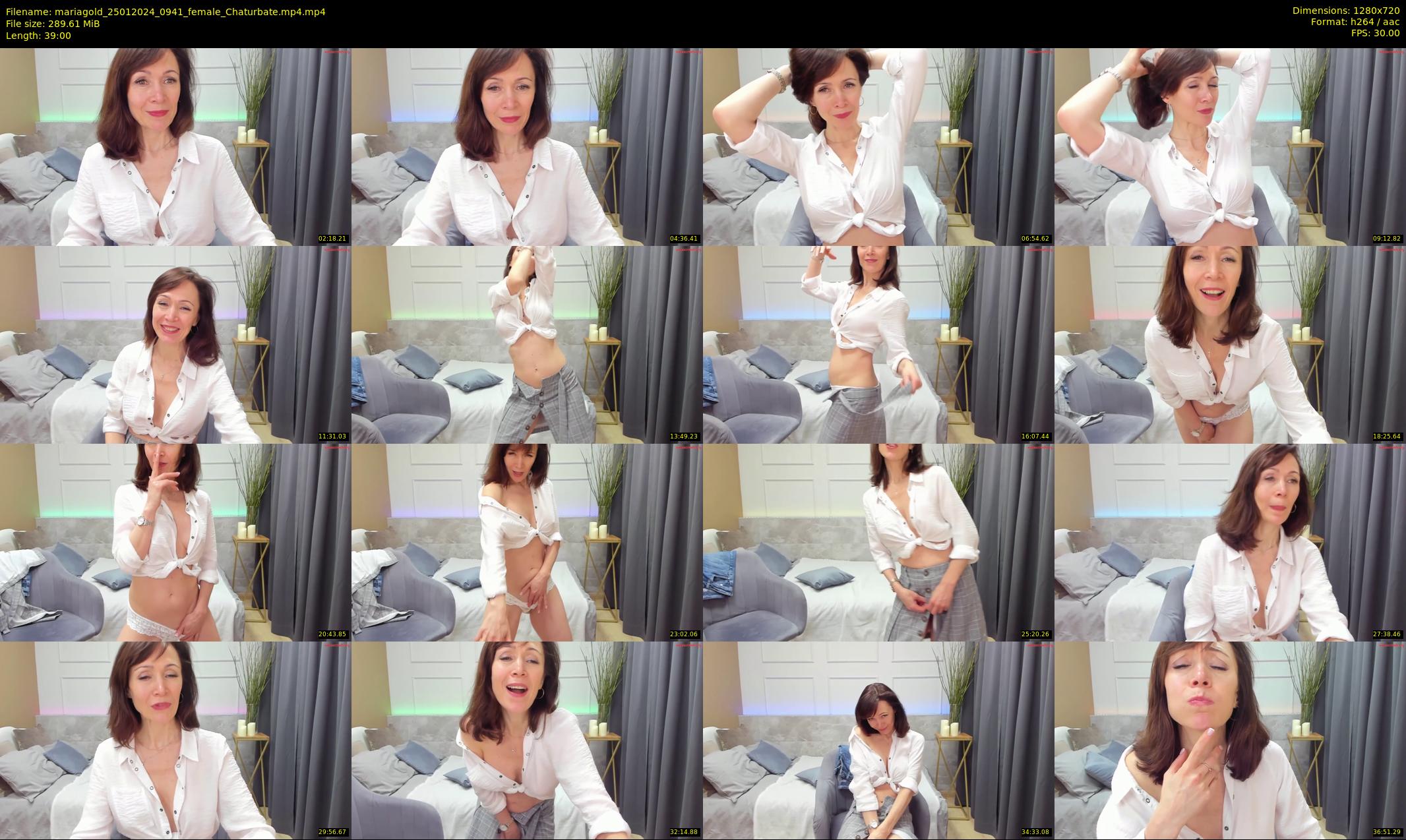 mariagold — 39 minute Chaturbate female cam show recording, 720p, Jan 25, 2024
