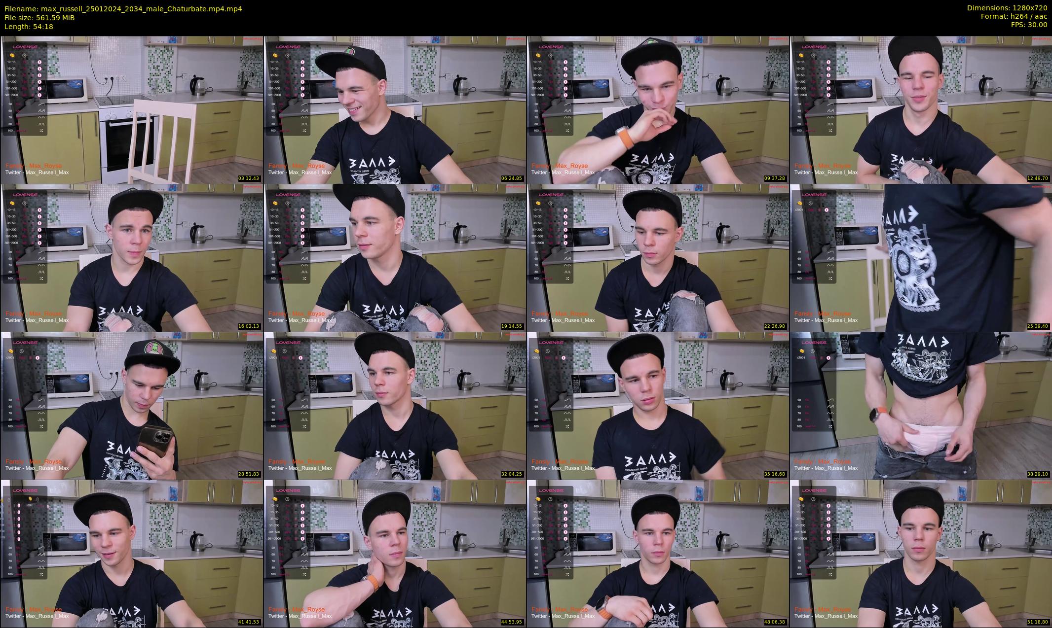 max_russell — 55 minute Chaturbate male cam show recording, 720p, Jan 25, 2024