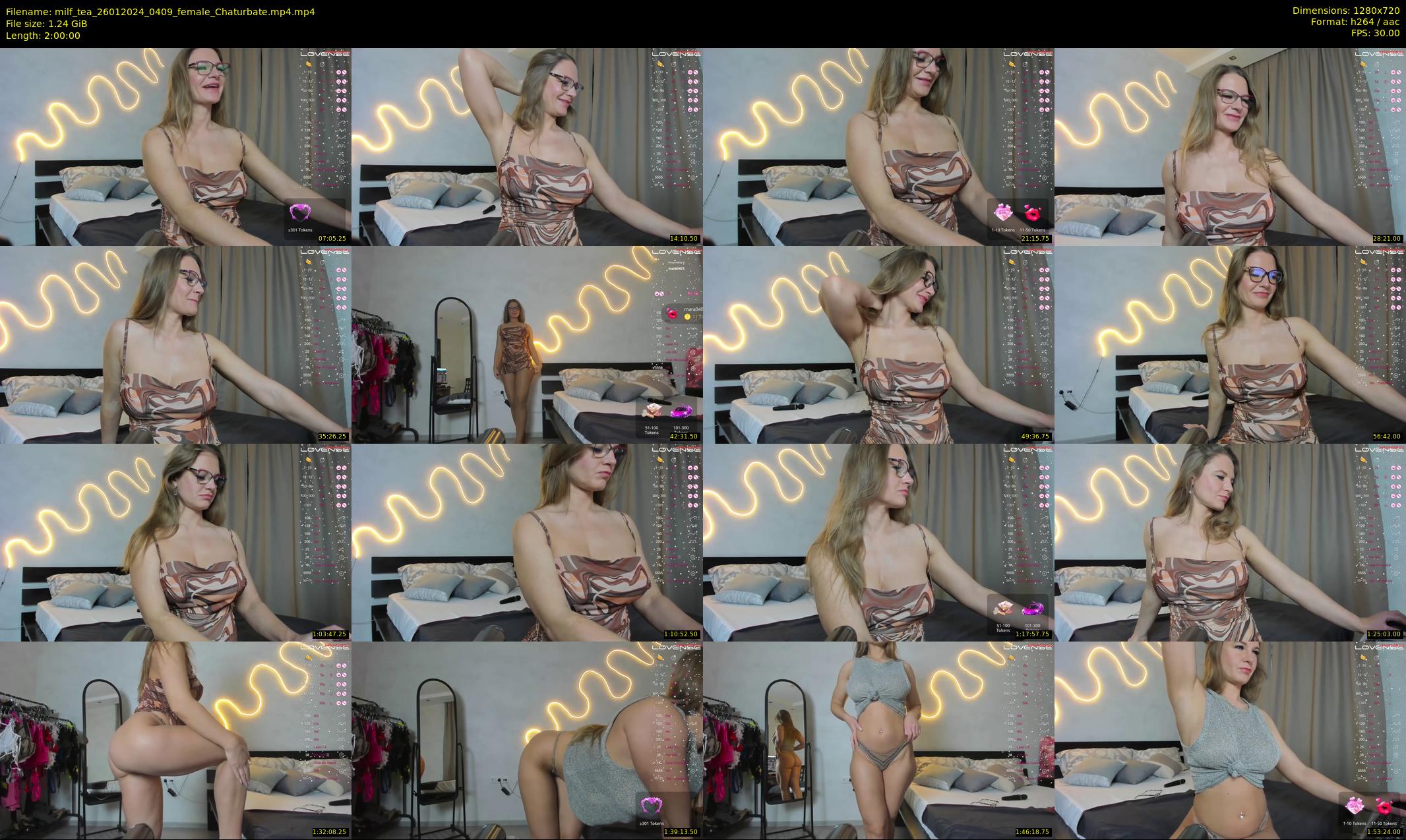 milf_tea — 120 minute Chaturbate female cam show recording, 720p, Jan 26, 2024