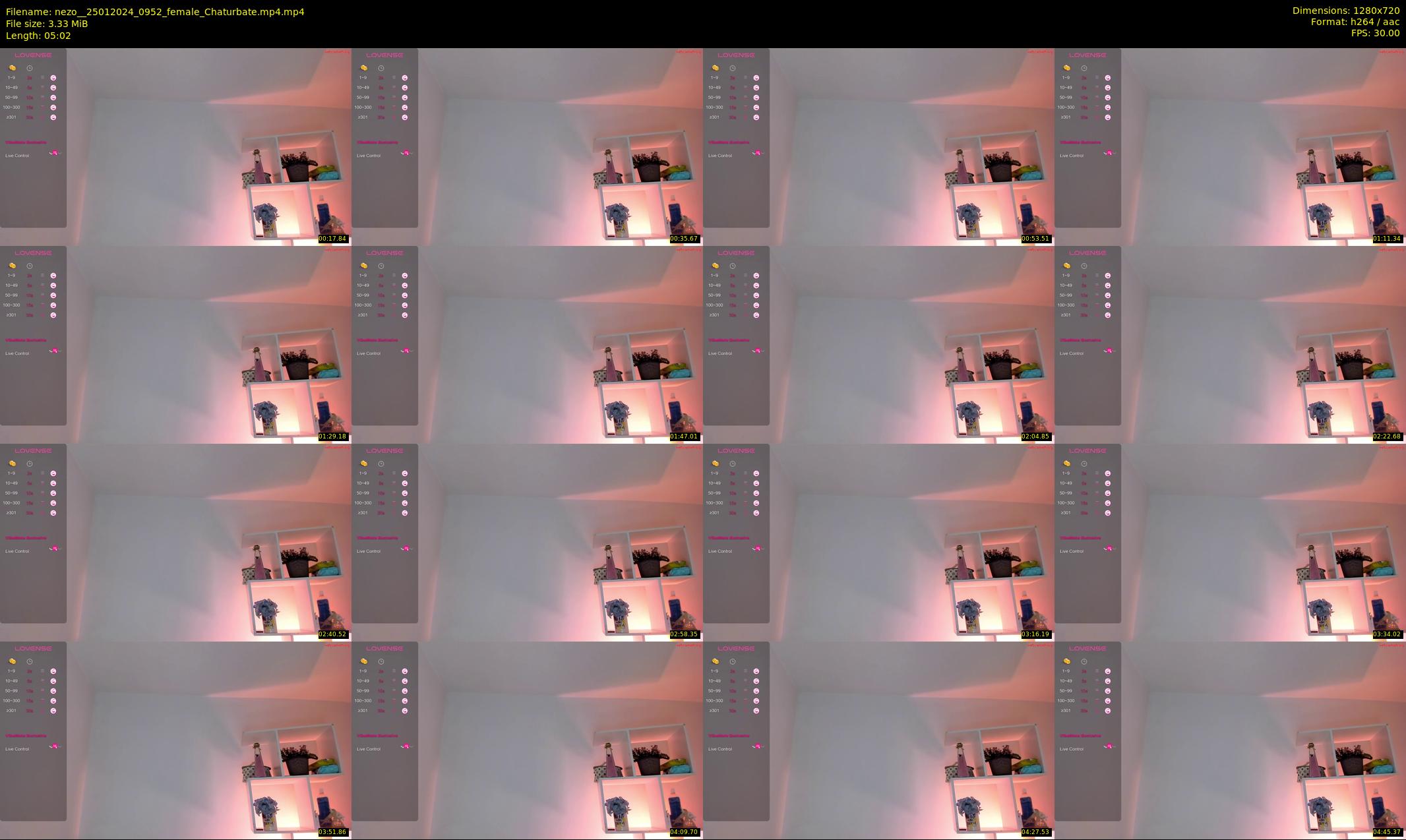 nezo_ — 6 minute Chaturbate female cam show recording, 720p, Jan 25, 2024