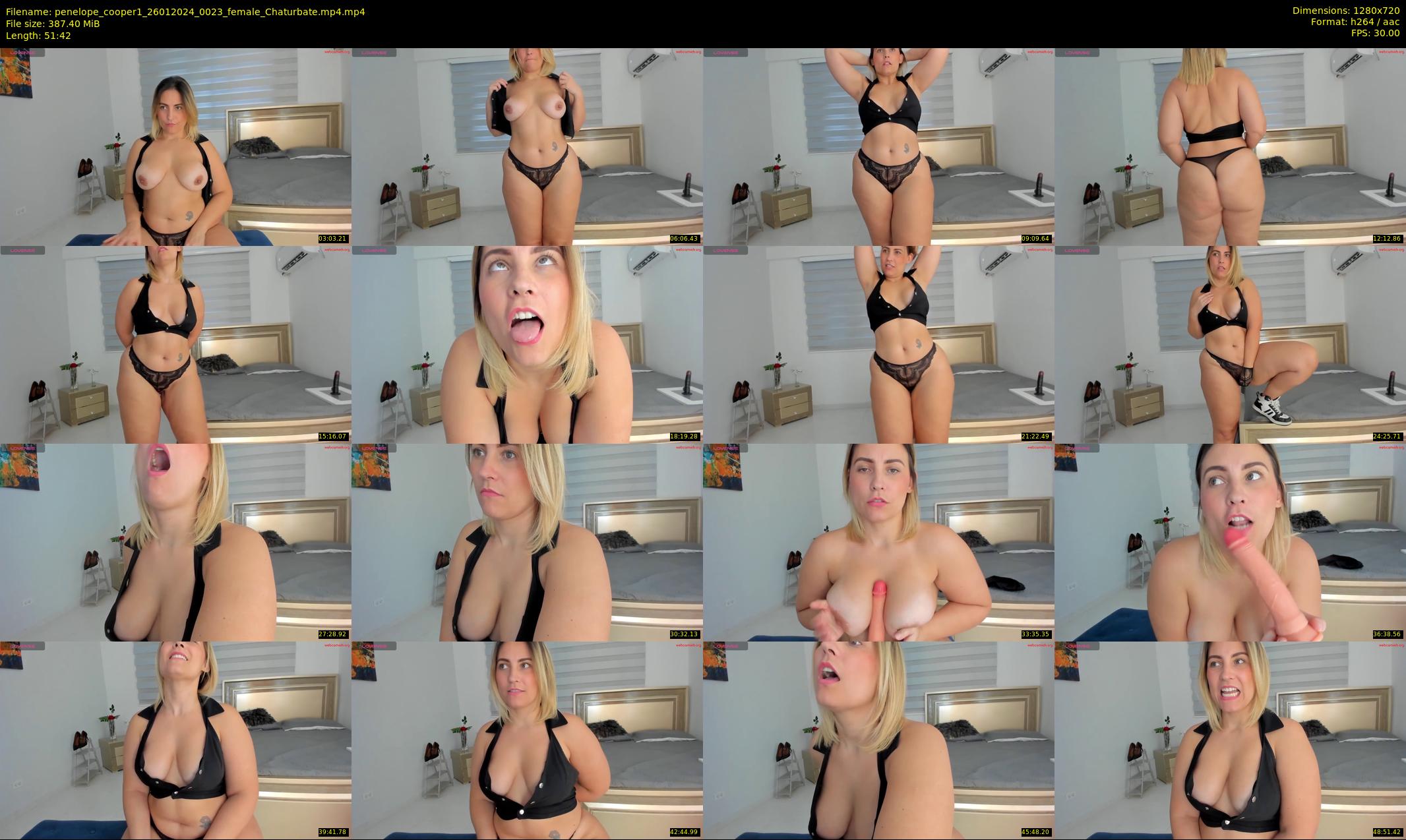 penelope_cooper1 — 52 minute Chaturbate female cam show recording, 720p, Jan 26, 2024