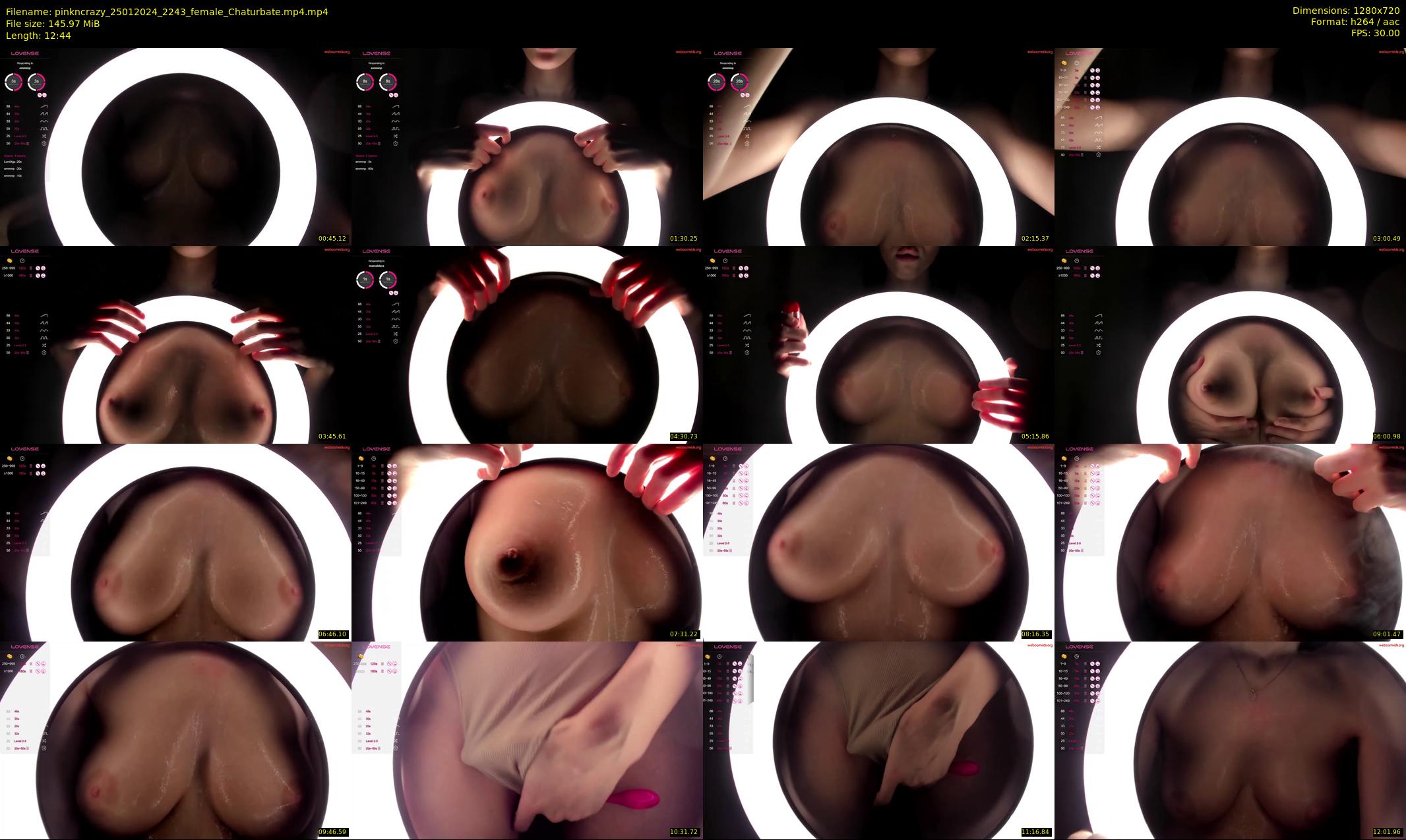 pinkncrazy — 13 minute Chaturbate female cam show recording, 720p, Jan 25, 2024