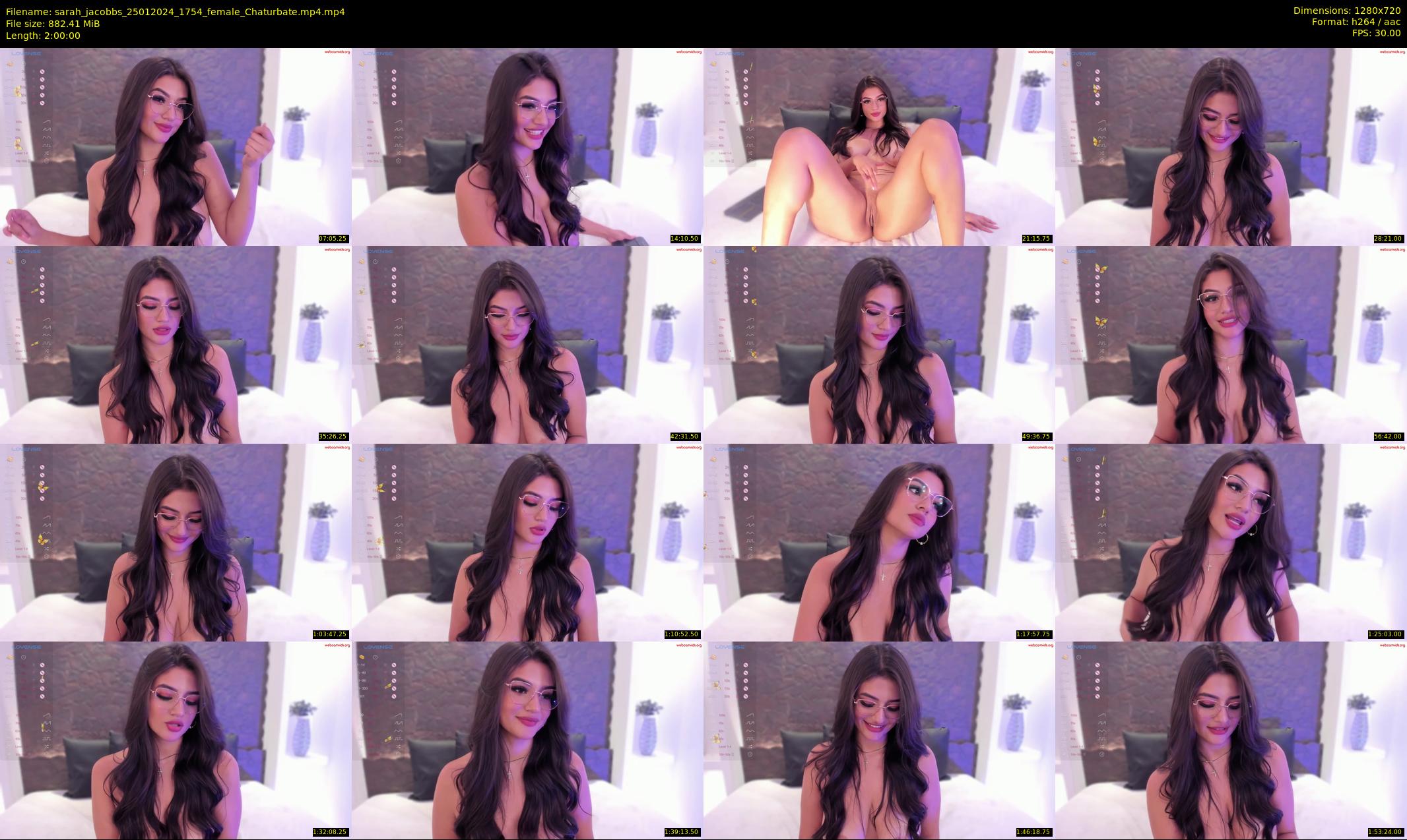 sarah_jacobbs — 120 minute Chaturbate female cam show recording, 720p, Jan 25, 2024