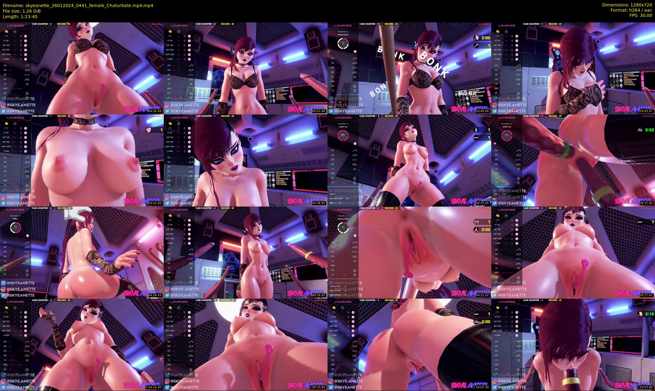 skyeanette — 84 minute Chaturbate female cam show recording, 720p, Jan 26, 2024
