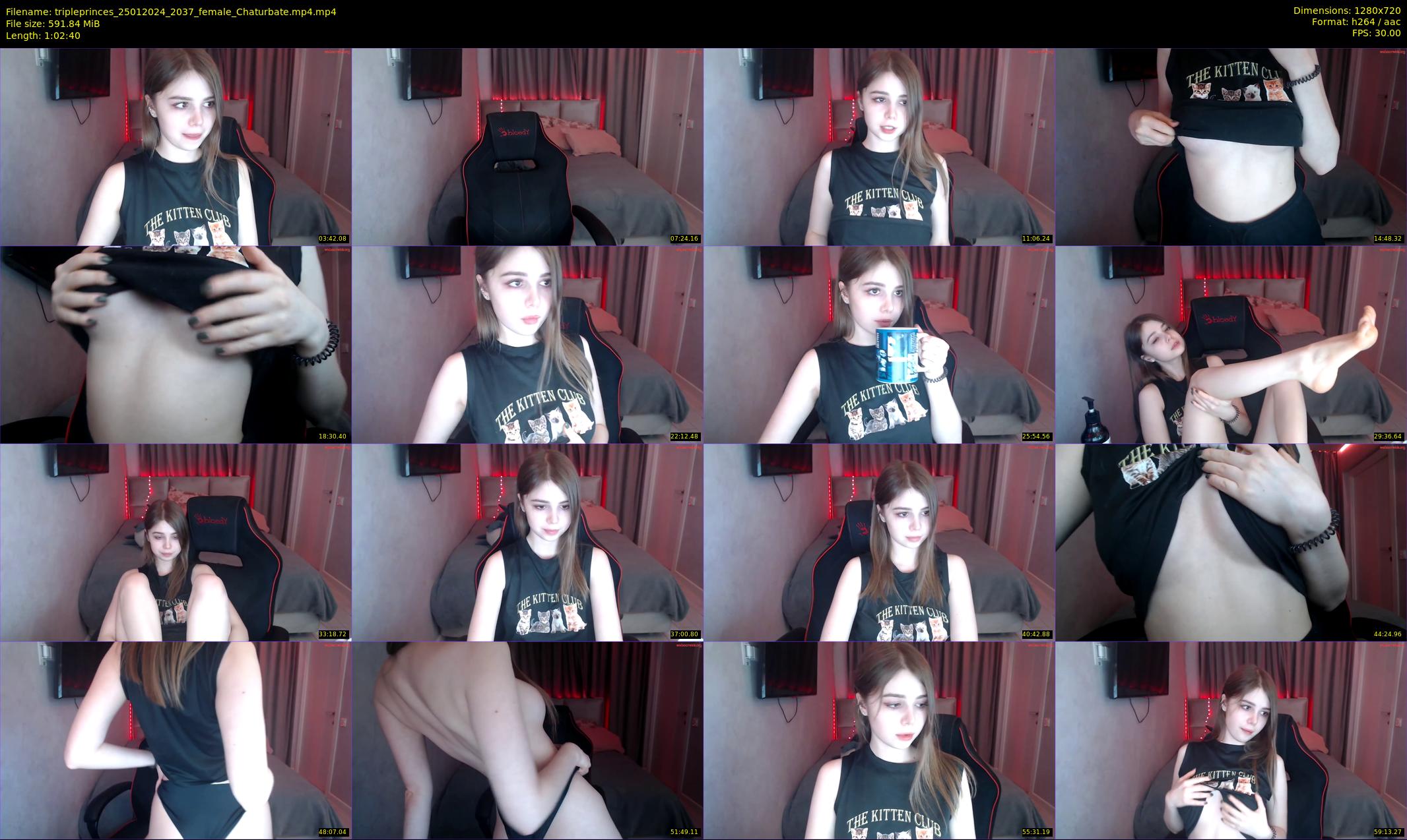 tripleprinces — 63 minute Chaturbate female cam show recording, 720p, Jan 25, 2024