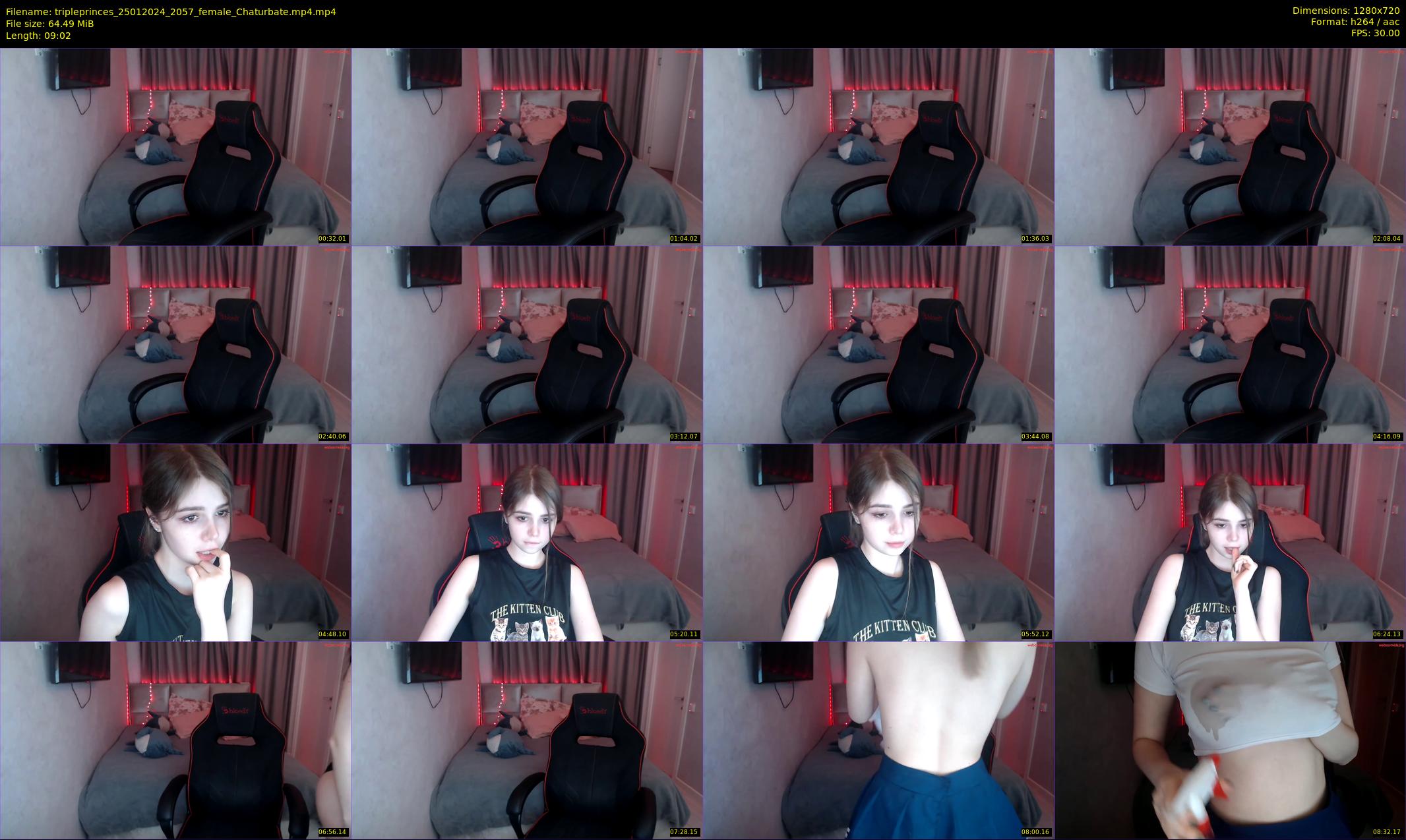 tripleprinces — 10 minute Chaturbate female cam show recording, 720p, Jan 25, 2024
