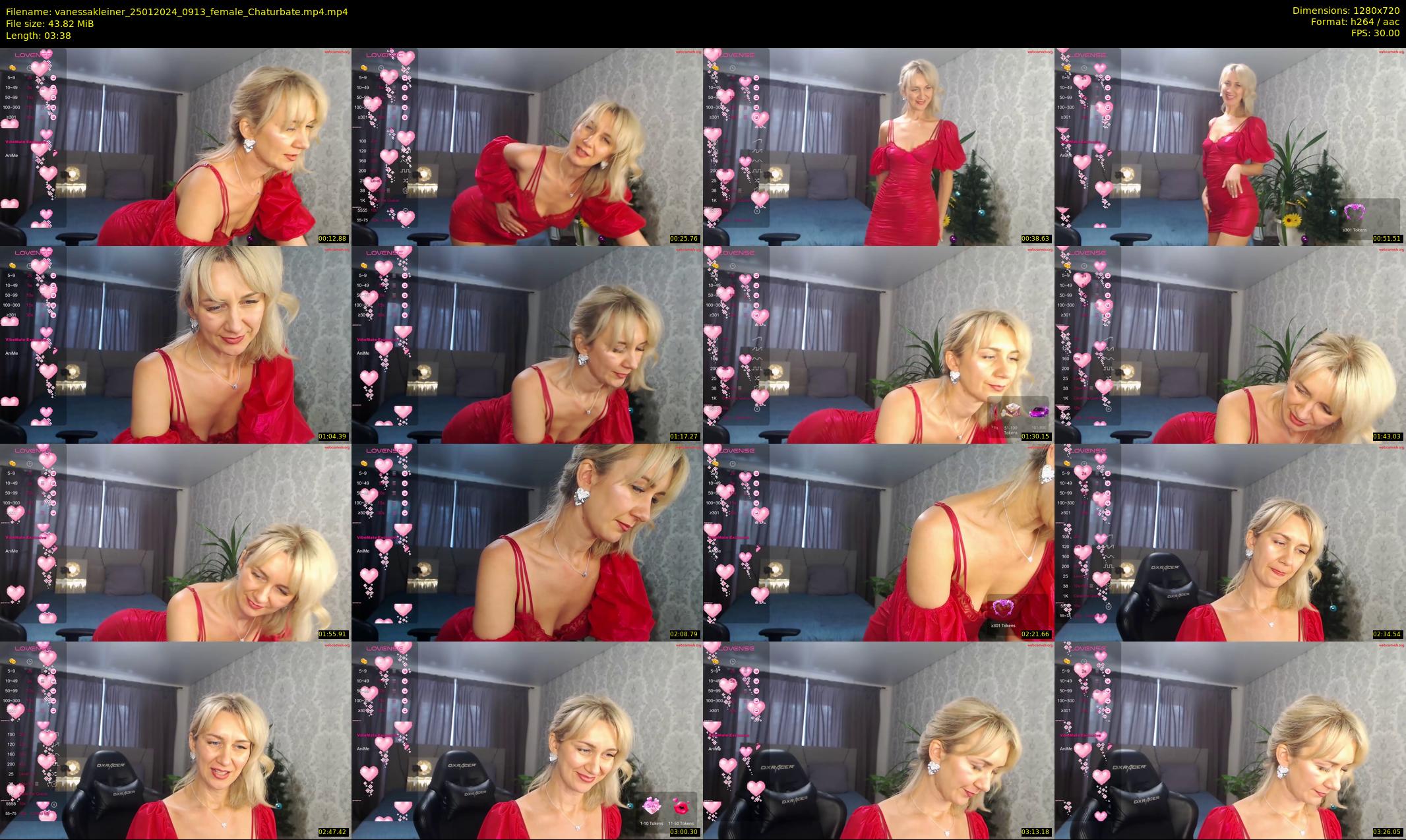 vanessakleiner — 4 minute Chaturbate female cam show recording, 720p, Jan 25, 2024