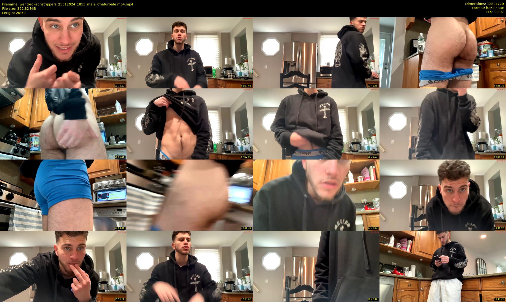 wentbrokeonstrippers — 21 minute Chaturbate male cam show recording, 720p, Jan 25, 2024