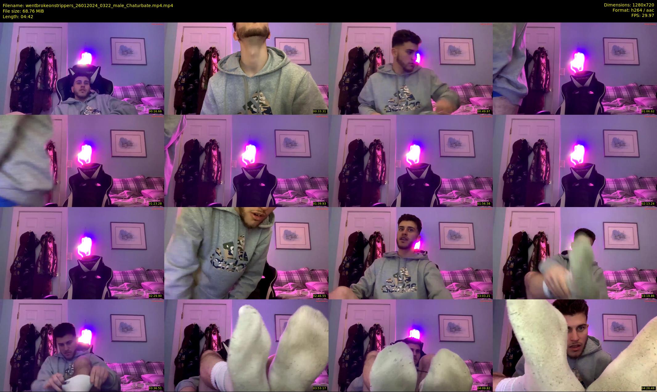 wentbrokeonstrippers — 5 minute Chaturbate male cam show recording, 720p, Jan 26, 2024