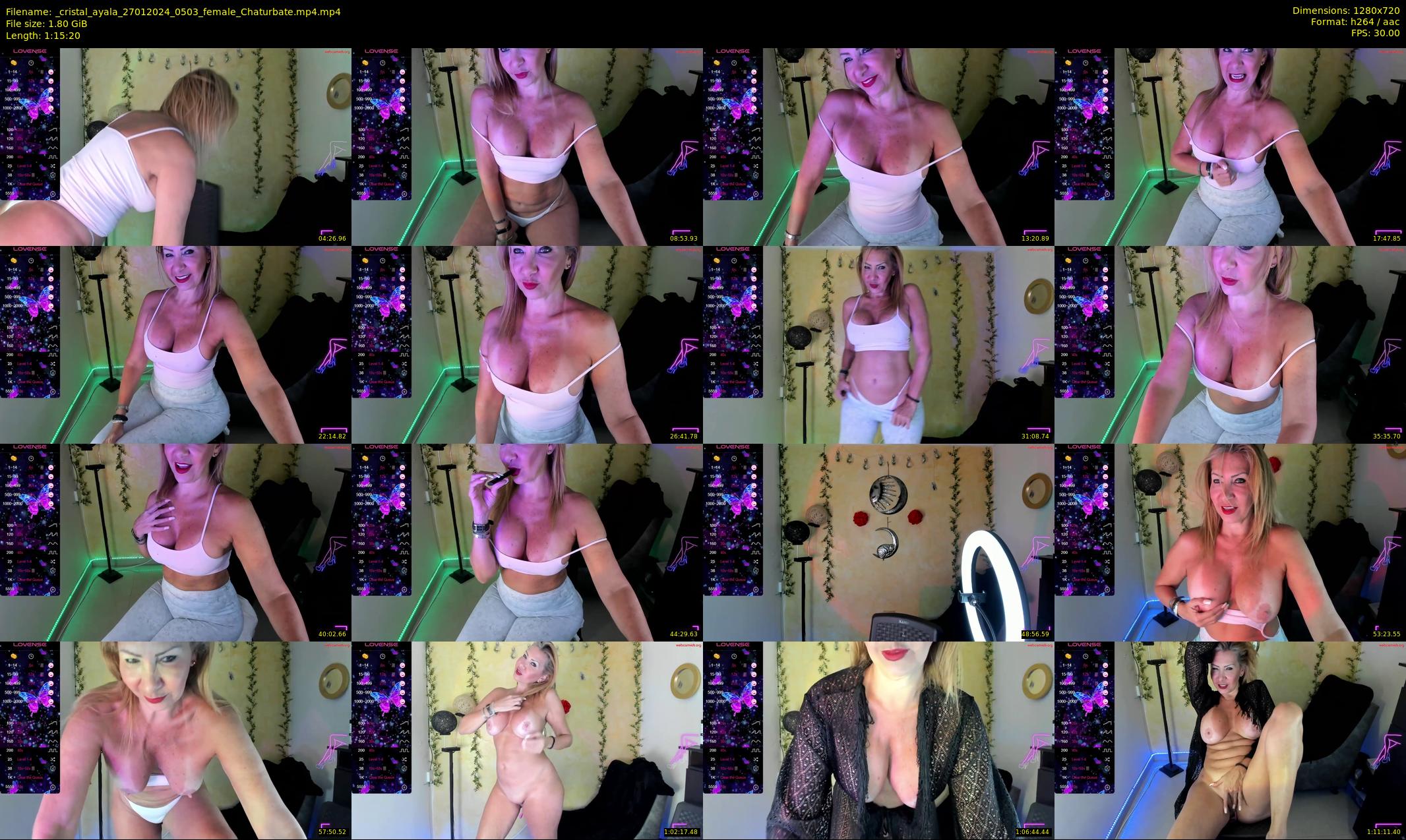 _cristal_ayala — 76 minute Chaturbate female cam show recording, 720p, Jan 27, 2024