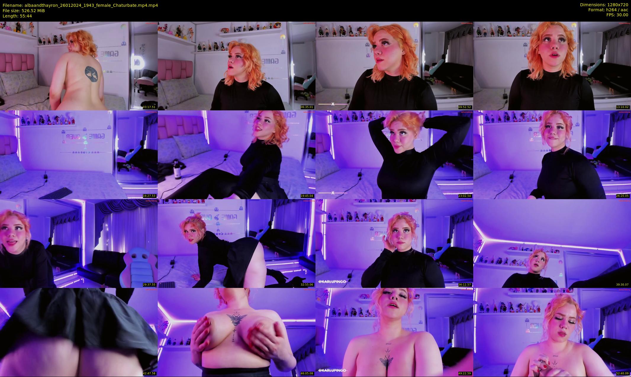 albaandthayron — 56 minute Chaturbate couple cam show recording, 720p, Jan 26, 2024