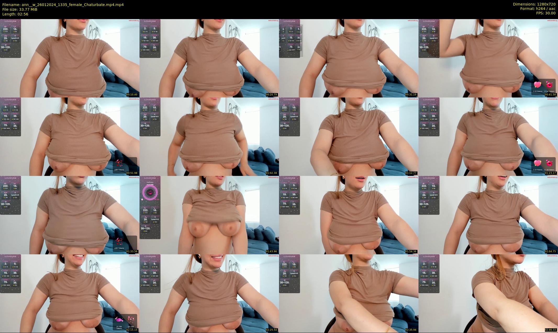 ann__w — 3 minute Chaturbate female cam show recording, 720p, Jan 26, 2024