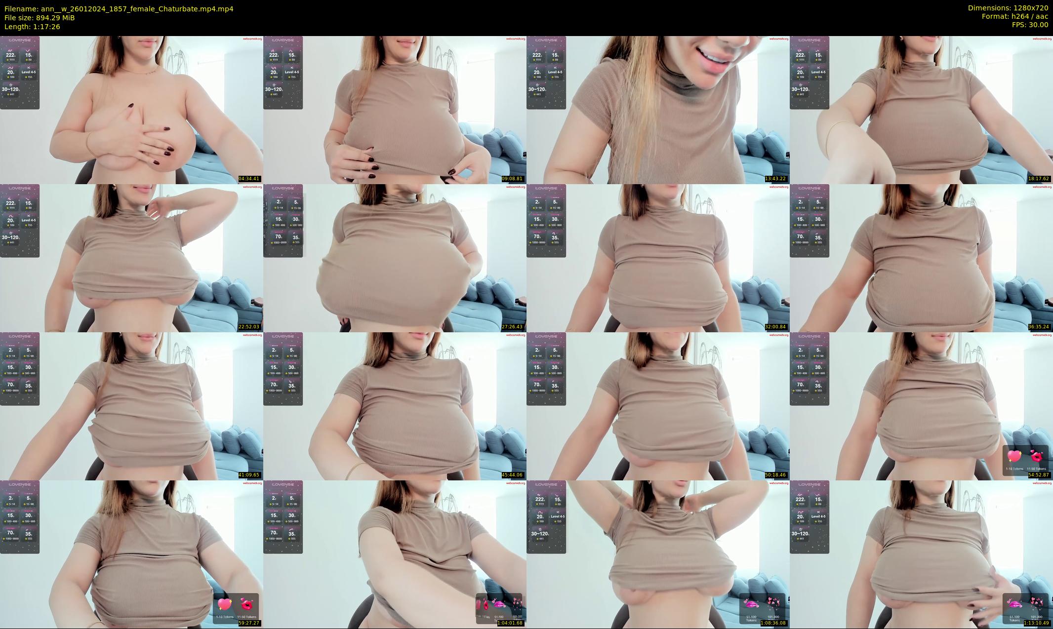 ann__w — 78 minute Chaturbate female cam show recording, 720p, Jan 26, 2024