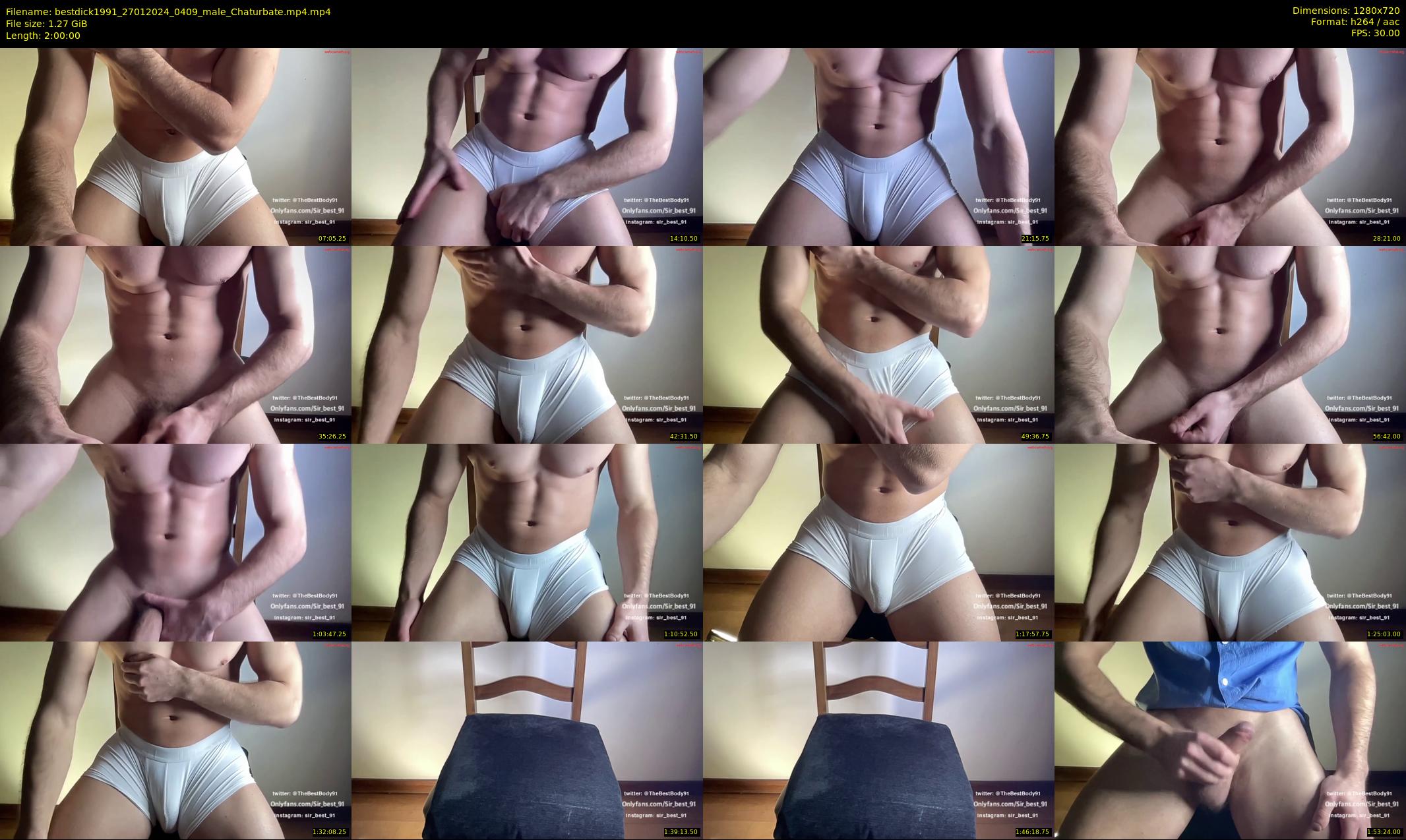bestdick1991 — 120 minute Chaturbate male cam show recording, 720p, Jan 27, 2024