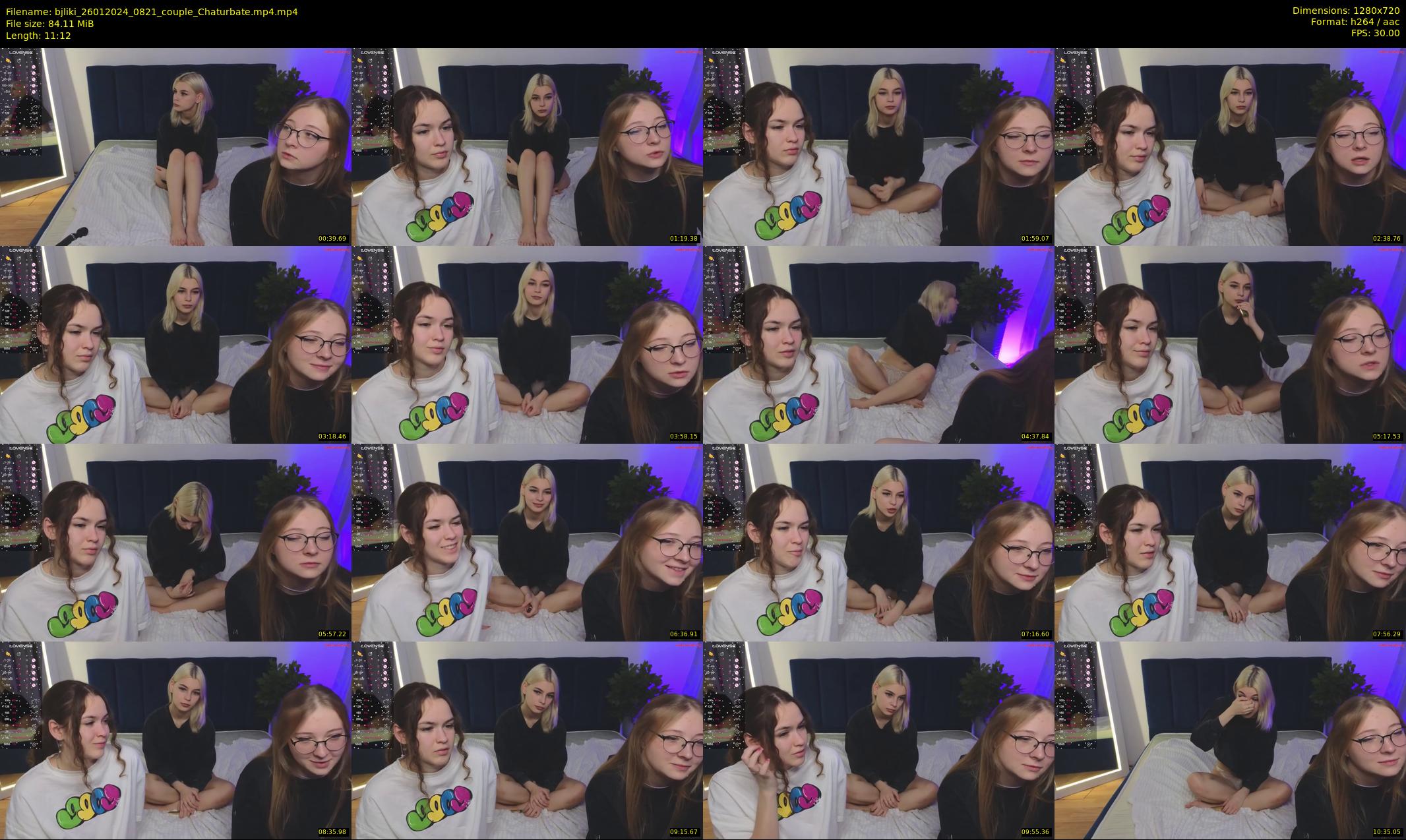 bjliki — 12 minute Chaturbate couple cam show recording, 720p, Jan 26, 2024