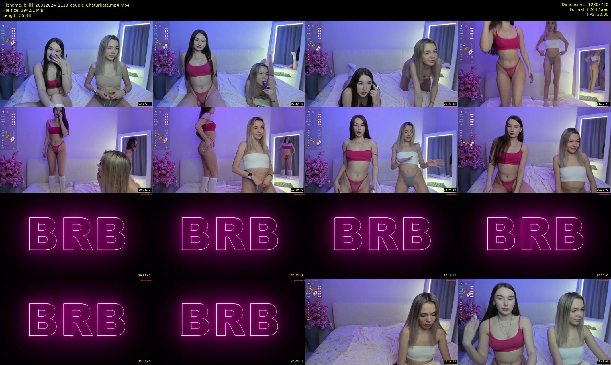 bjliki — 56 minute Chaturbate couple cam show recording, 720p, Jan 26, 2024