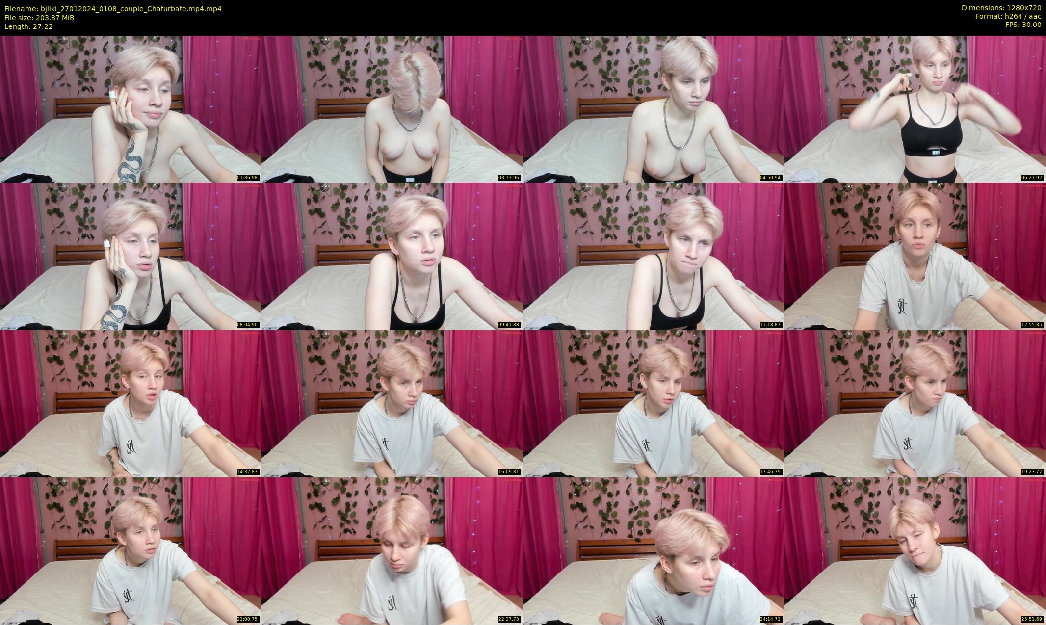 bjliki — 28 minute Chaturbate couple cam show recording, 720p, Jan 27, 2024