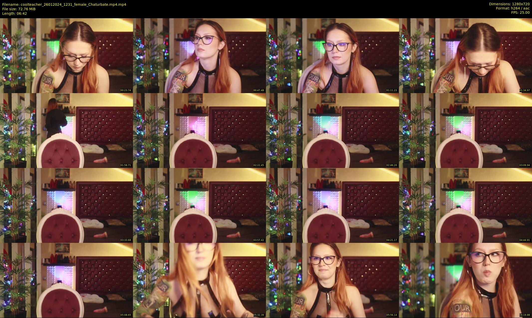 coolteacher — 7 minute Chaturbate female cam show recording, 720p, Jan 26, 2024