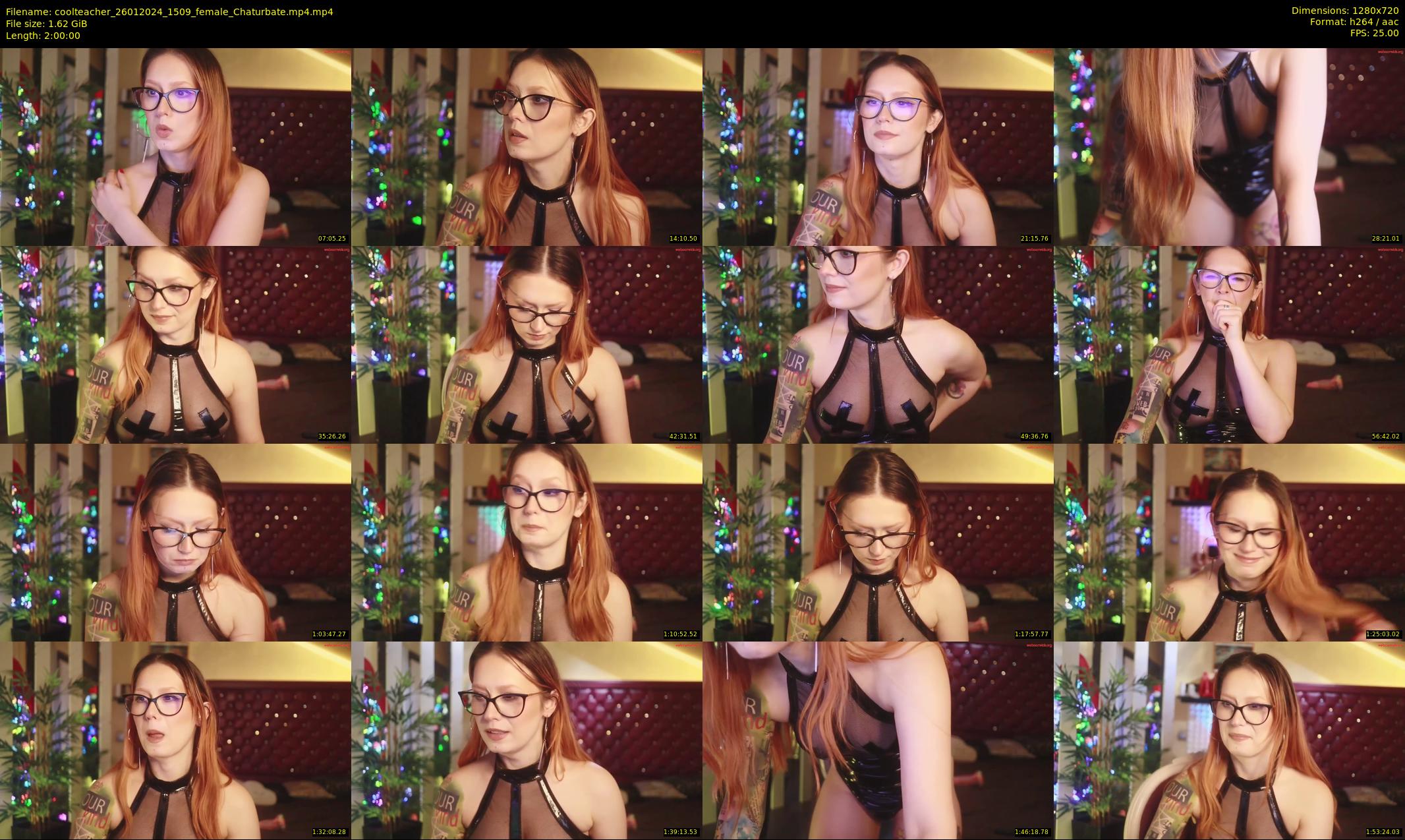coolteacher — 120 minute Chaturbate female cam show recording, 720p, Jan 26, 2024