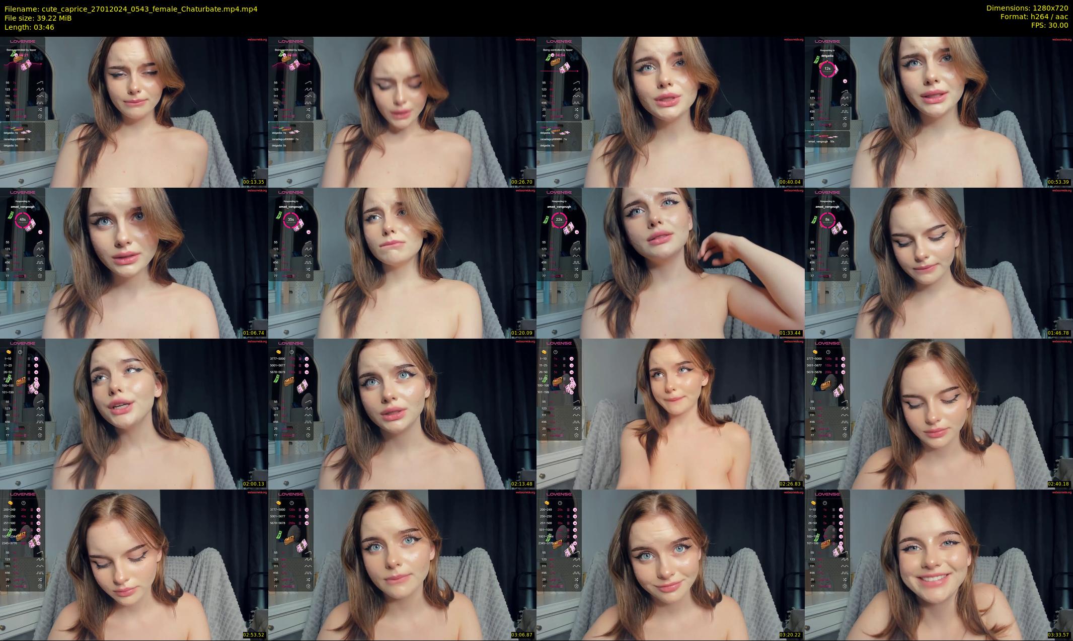 cute_caprice — 4 minute Chaturbate female cam show recording, 720p, Jan 27, 2024
