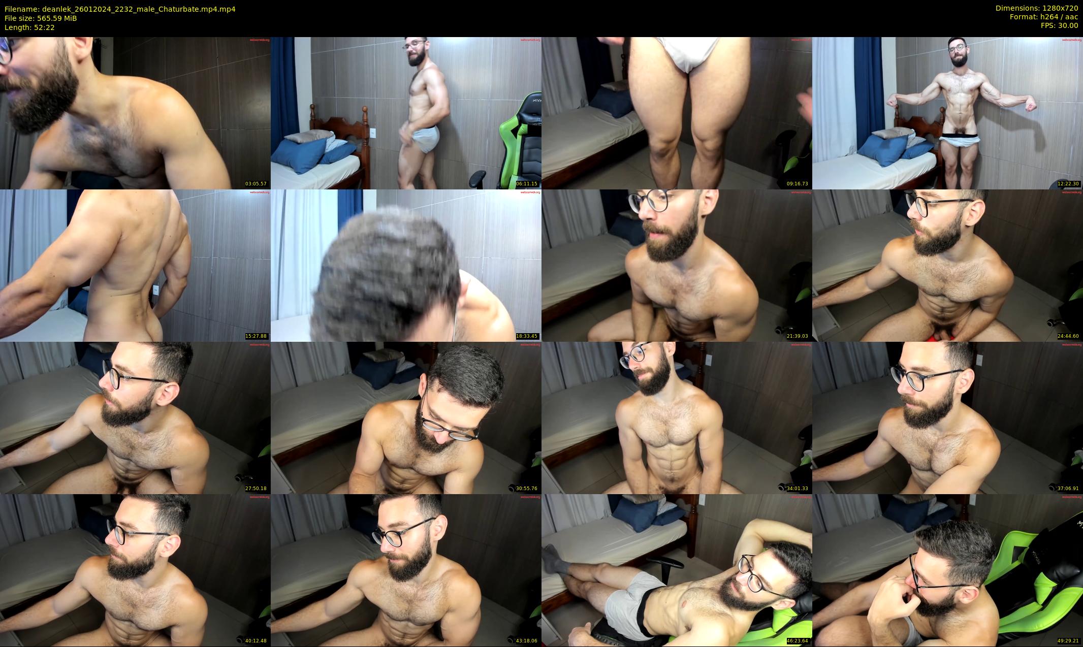 deanlek — 53 minute Chaturbate male cam show recording, 720p, Jan 26, 2024