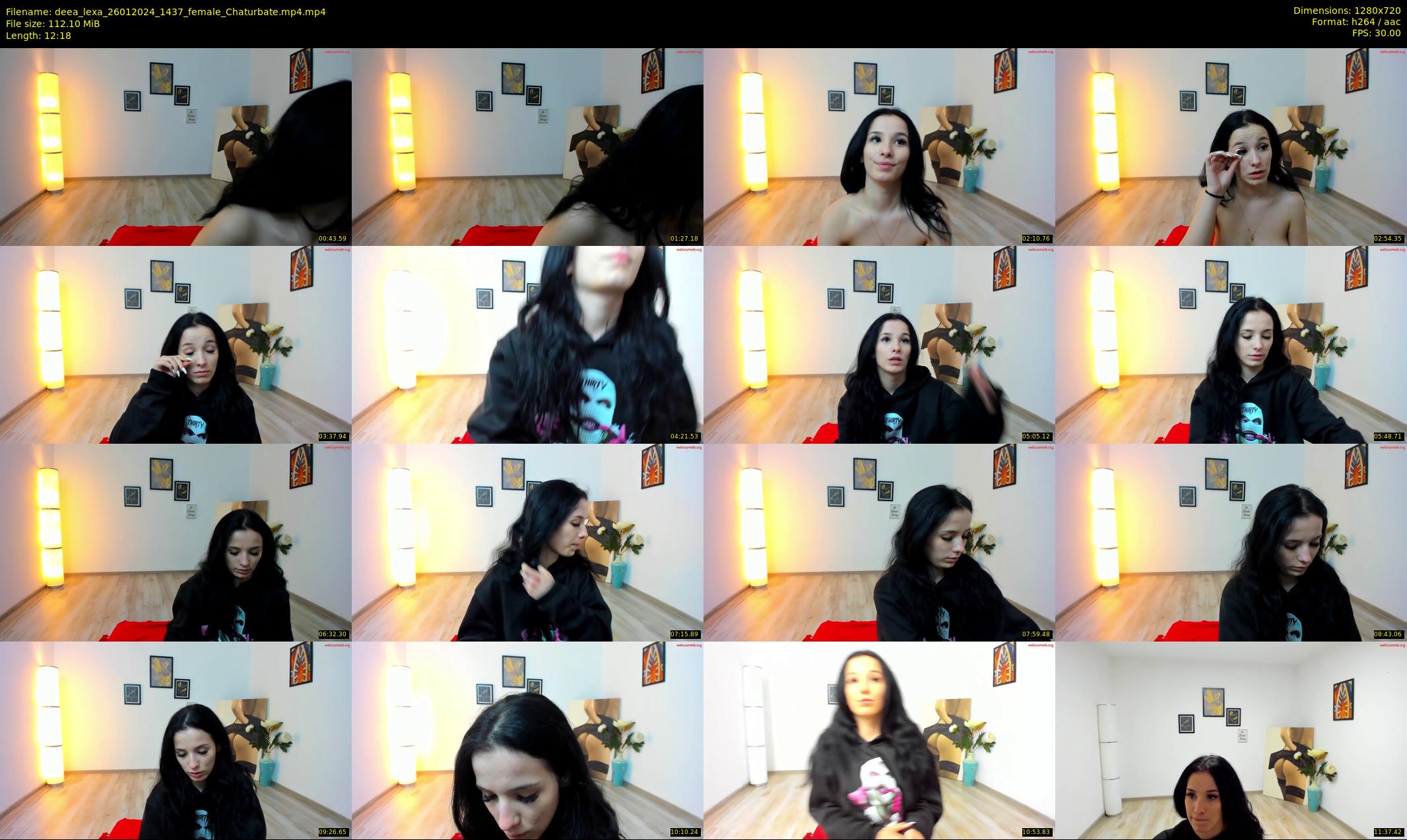 deea_lexa — 13 minute Chaturbate female cam show recording, 720p, Jan 26, 2024