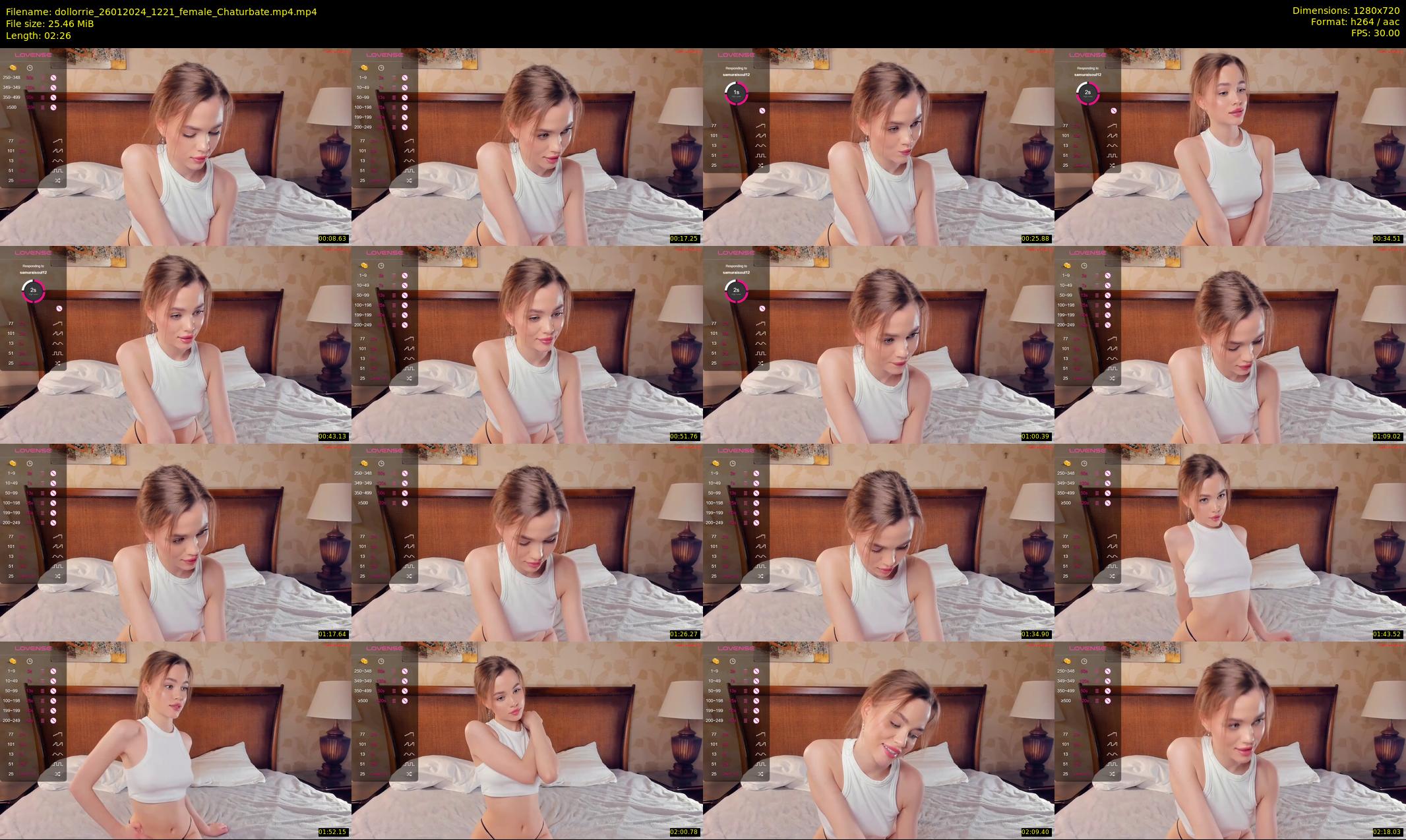 dollorrie — 3 minute Chaturbate couple cam show recording, 720p, Jan 26, 2024