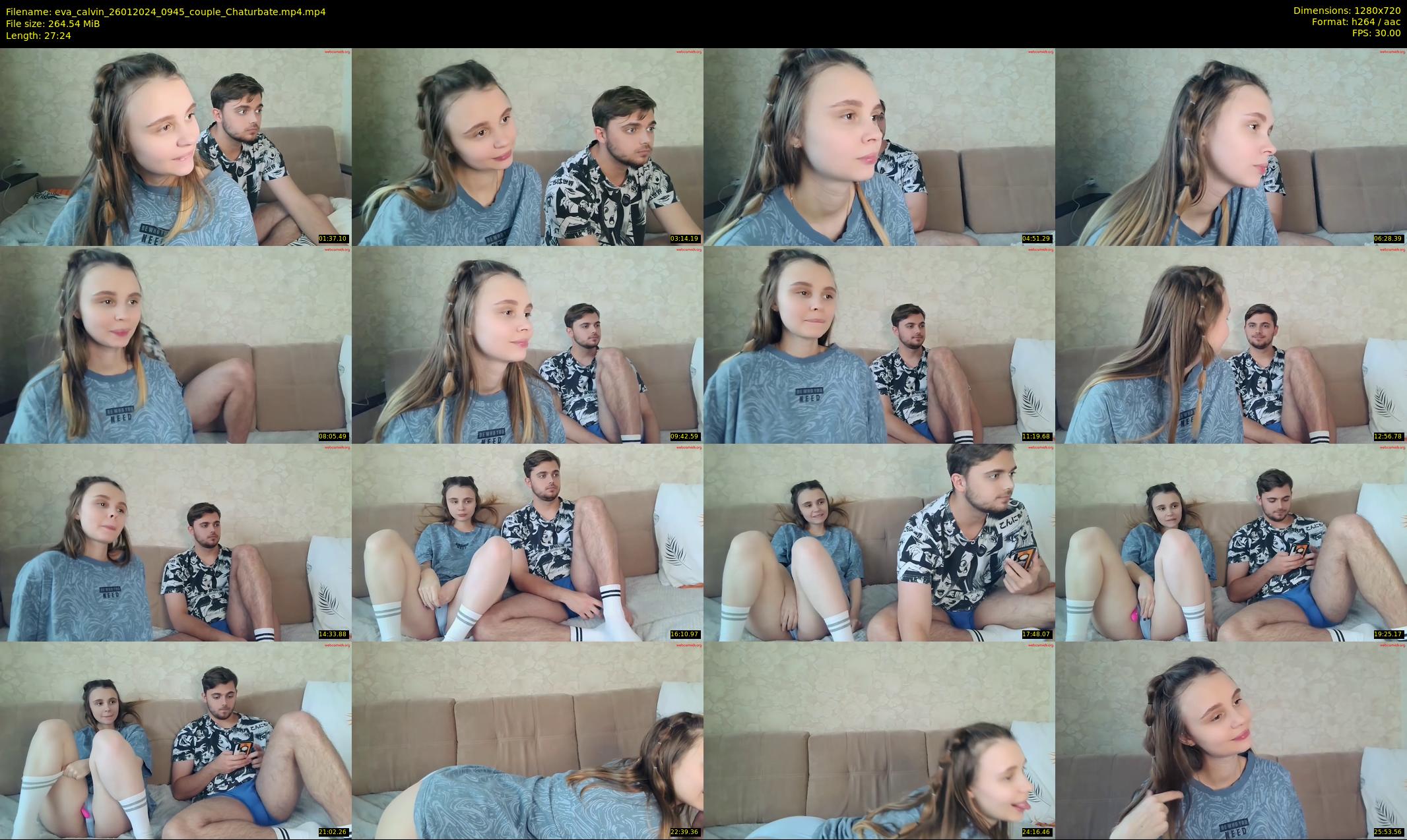 eva_calvin — 28 minute Chaturbate couple cam show recording, 720p, Jan 26, 2024
