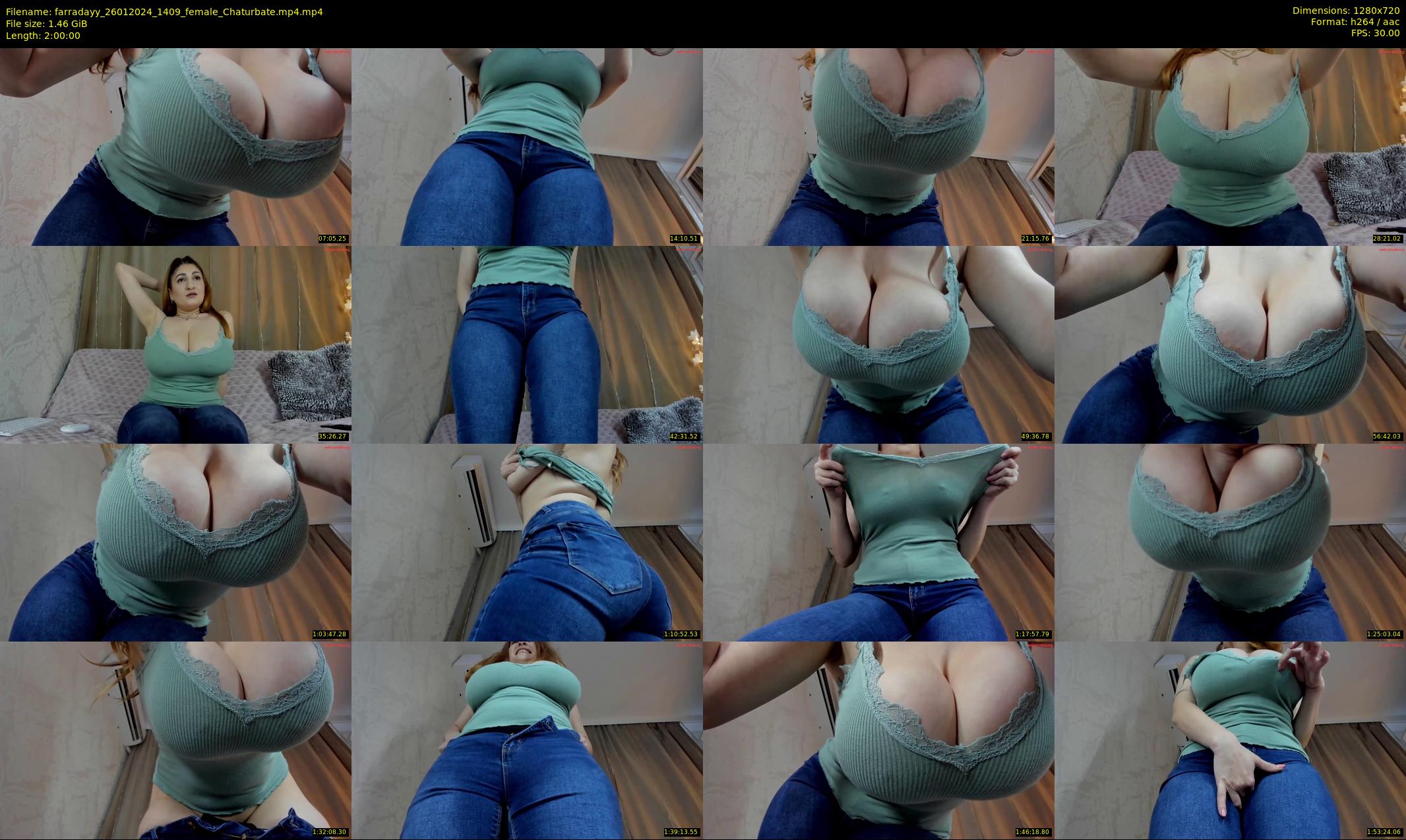 farradayy — 120 minute Chaturbate female cam show recording, 720p, Jan 26, 2024